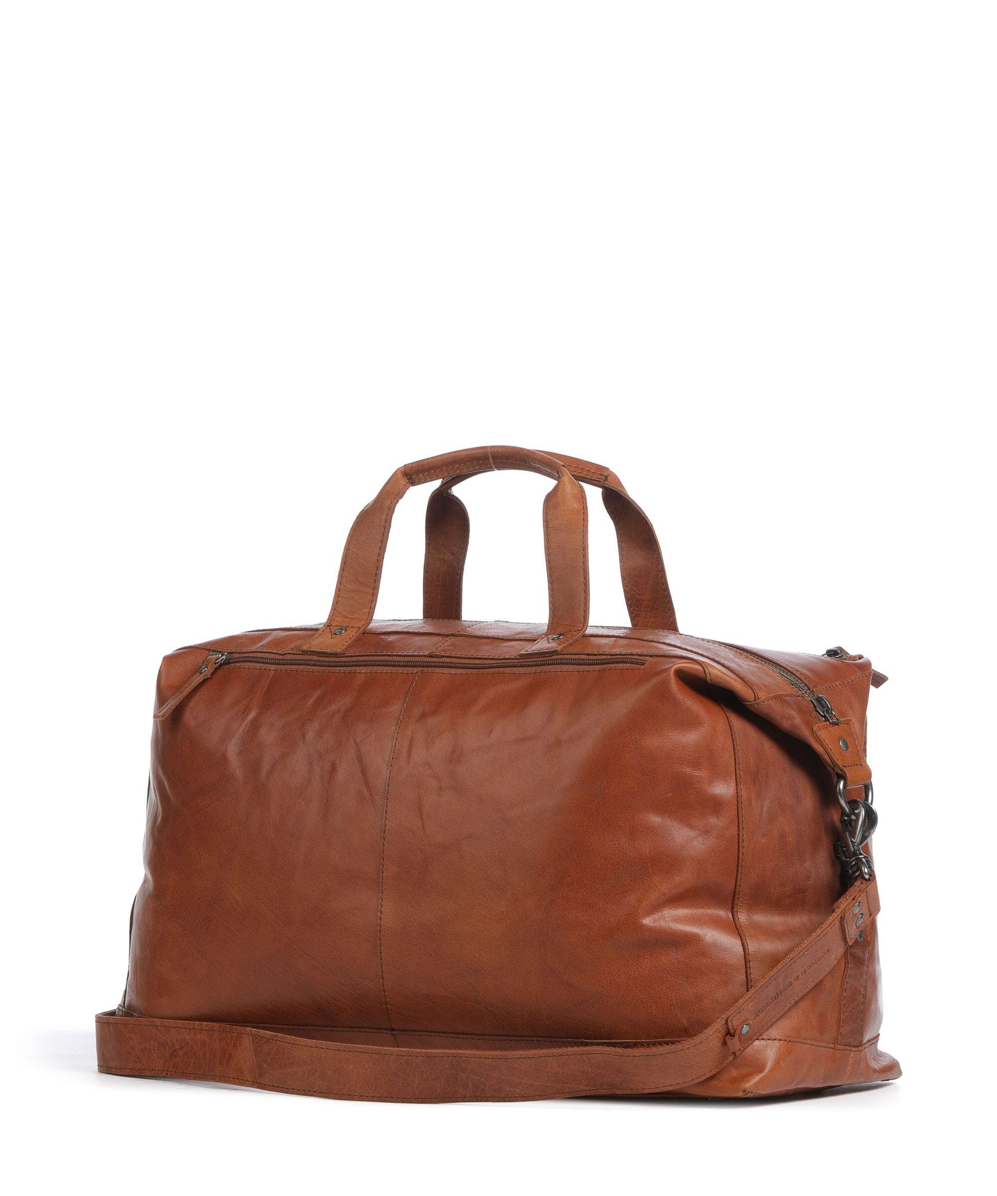 Spikes & Sparrow Bronco Atlanta Weekend bag brandy