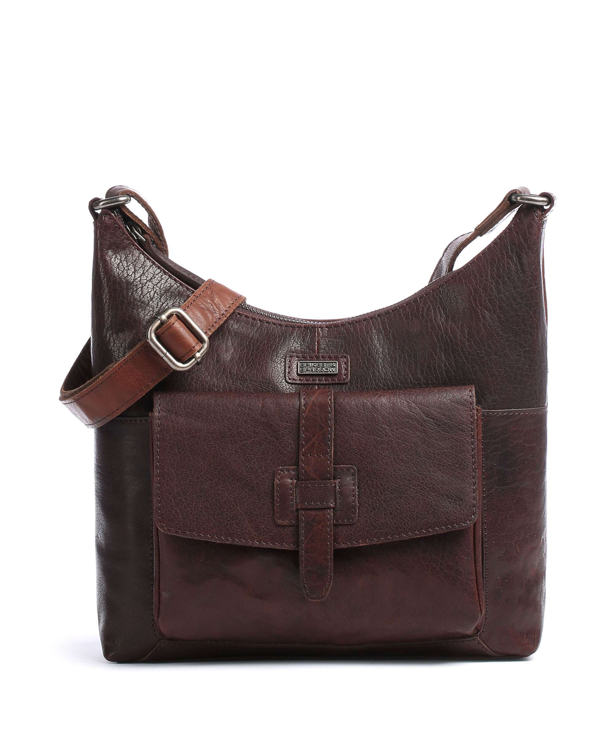 Spikes & Sparrow Bronco Hobo bag dark brown