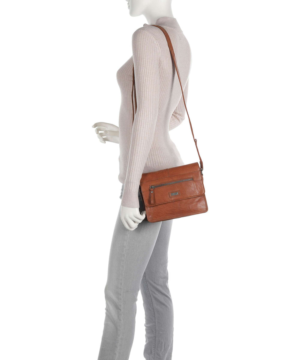 Spikes & Sparrow Bronco Crossbody bag brandy