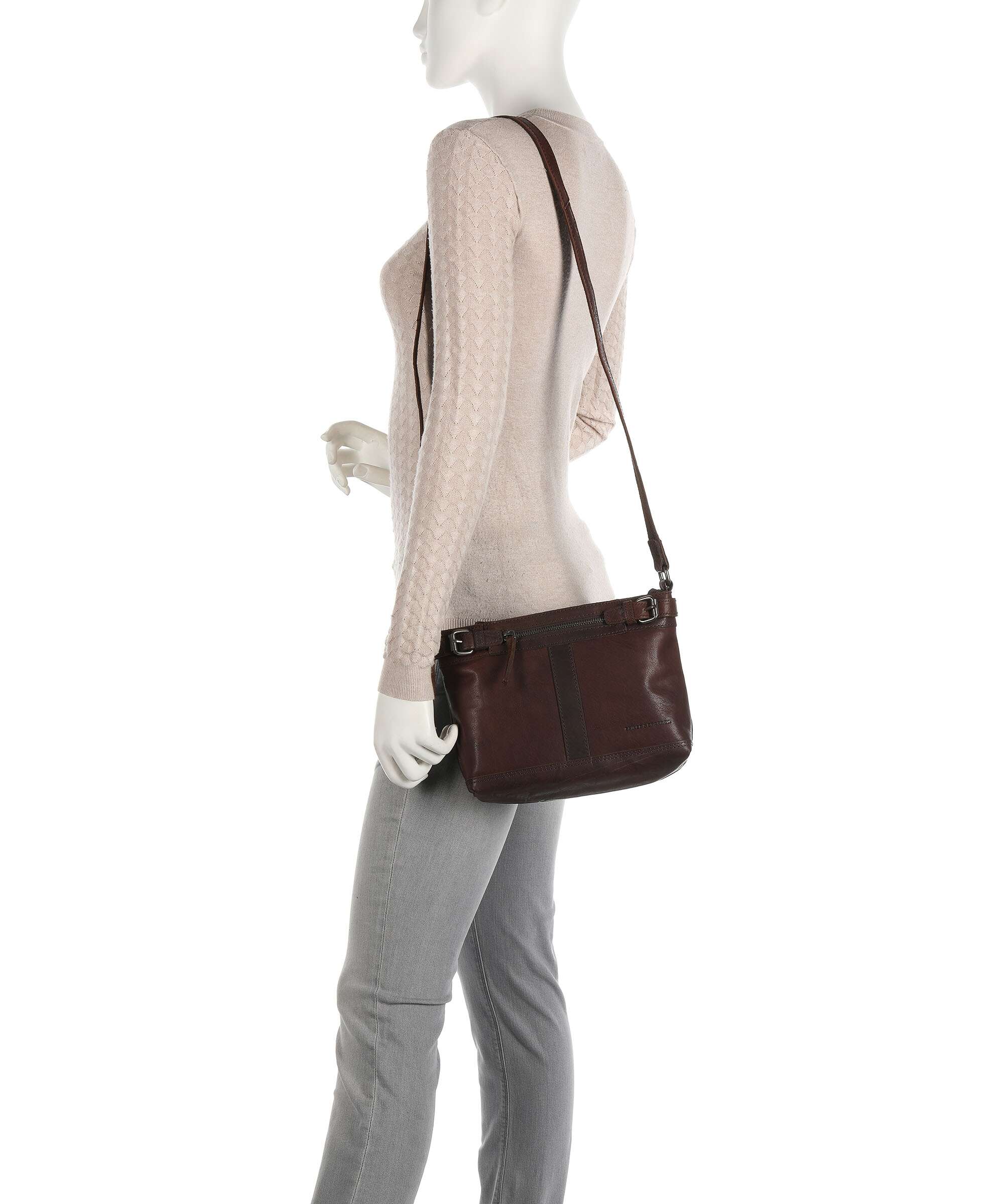 Spikes & Sparrow Bronco Crossbody bag dark brown
