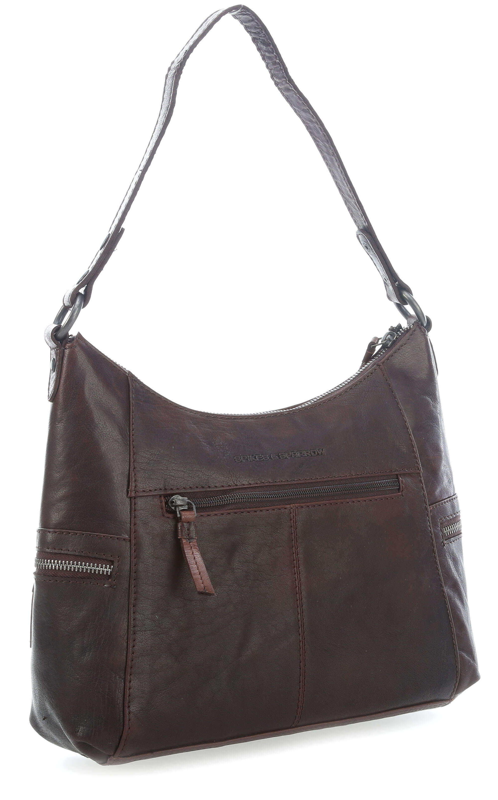 Spikes & Sparrow Bronco Toronto Hobo bag dark brown