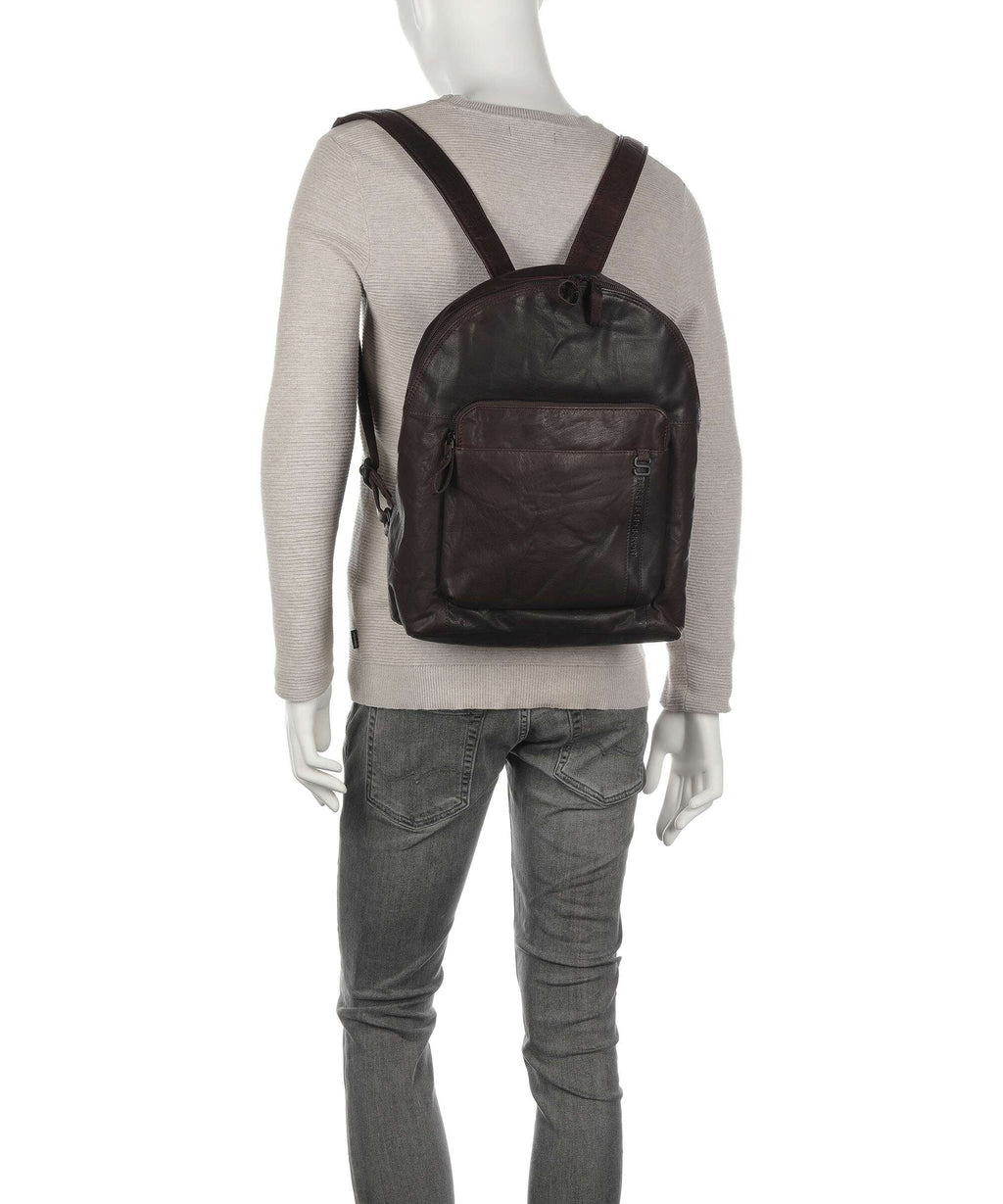Spikes & Sparrow Bronco Laptop backpack dark brown