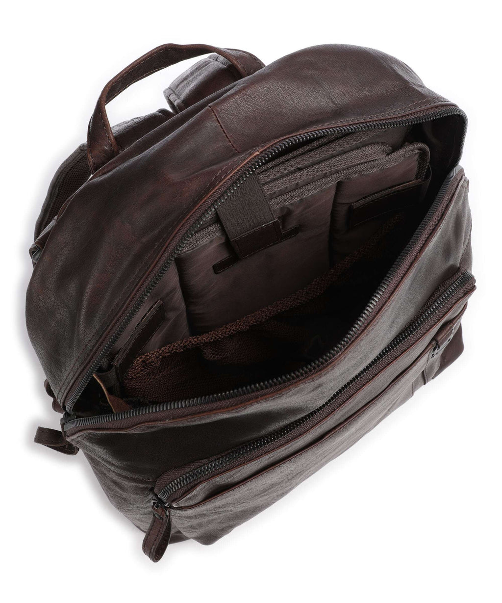 Spikes & Sparrow Bronco Laptop backpack dark brown