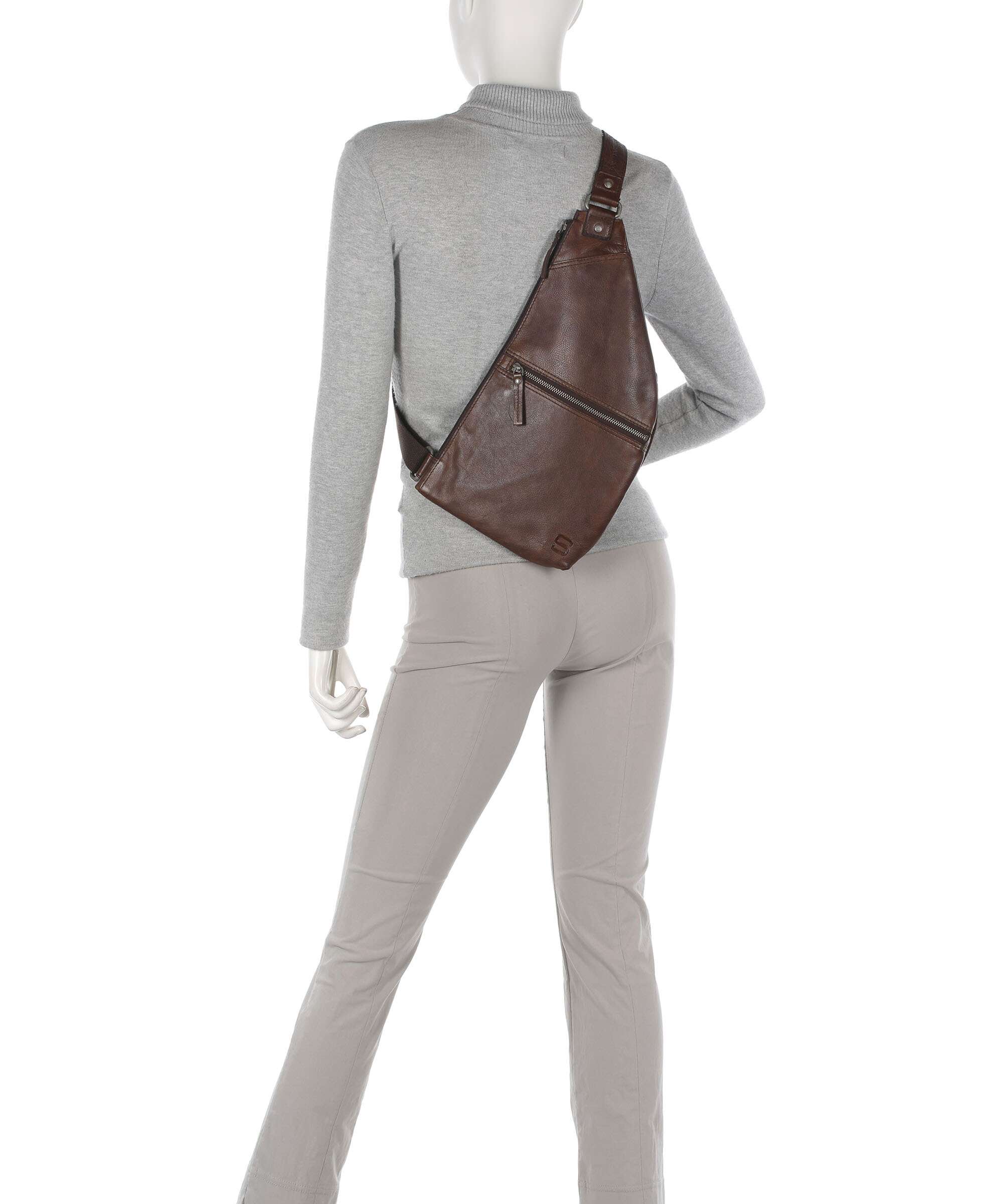 Spikes & Sparrow Apache Reese Sling bag dunkelbraun