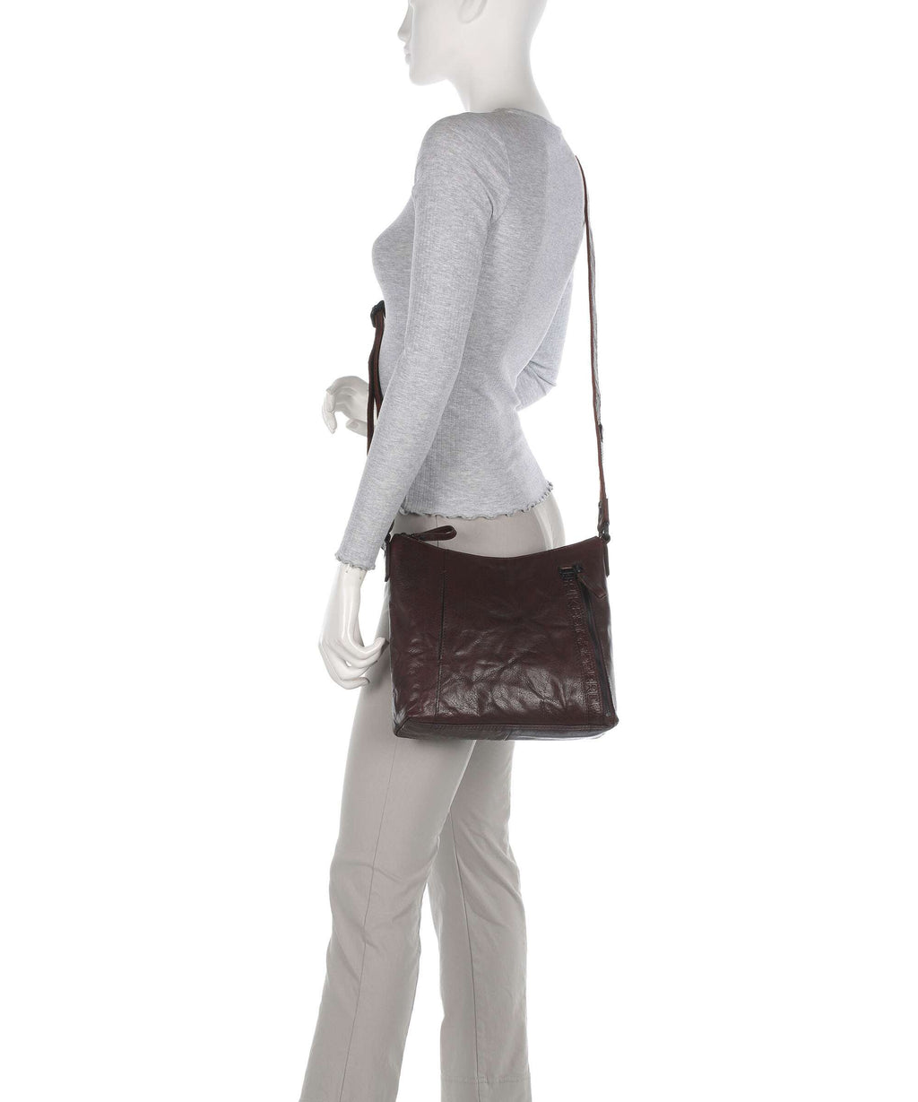 Spikes & Sparrow Bronco Suzette Crossbody bag dark brown