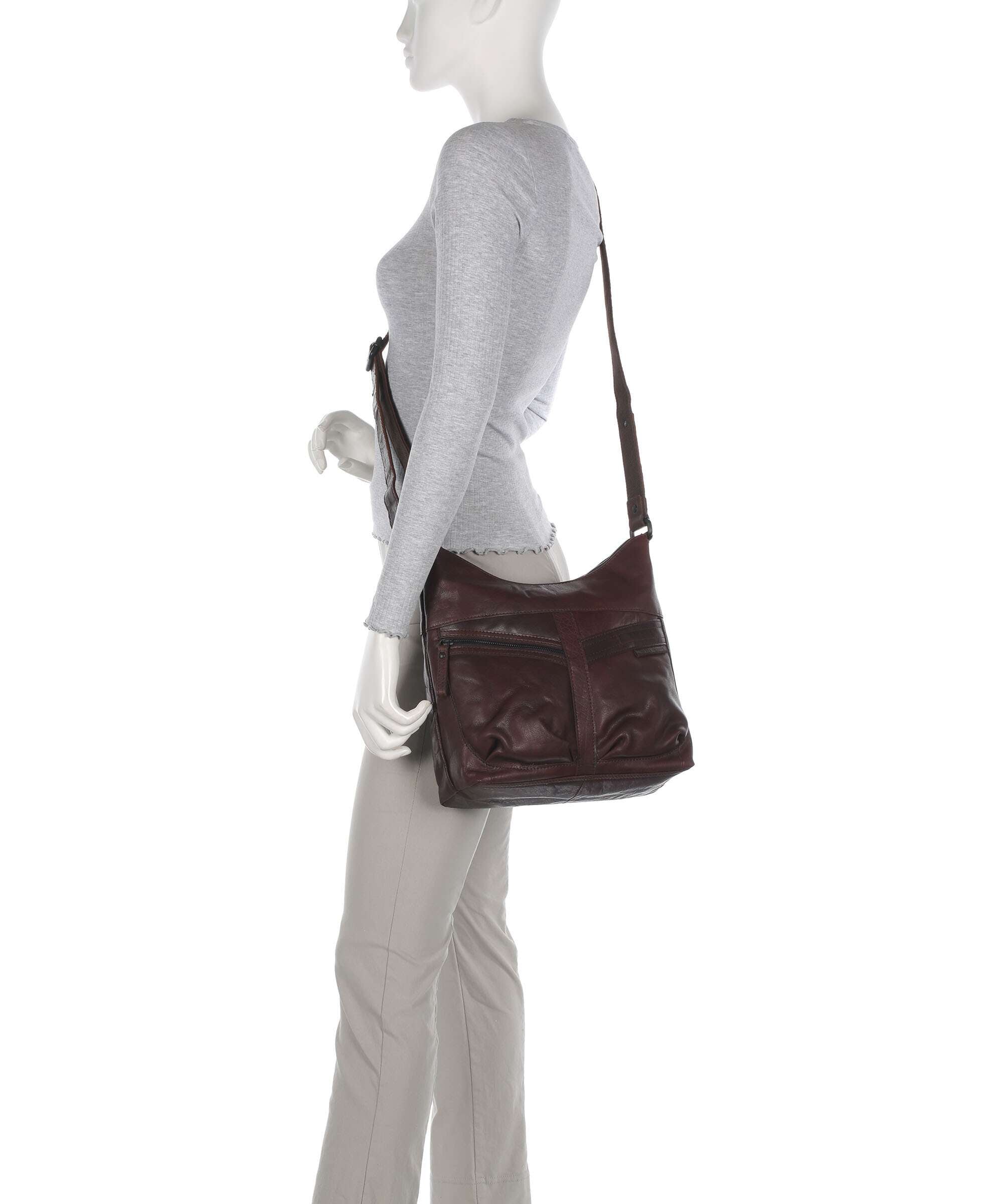 Spikes & Sparrow Bronco Morgane Crossbody bag dark brown