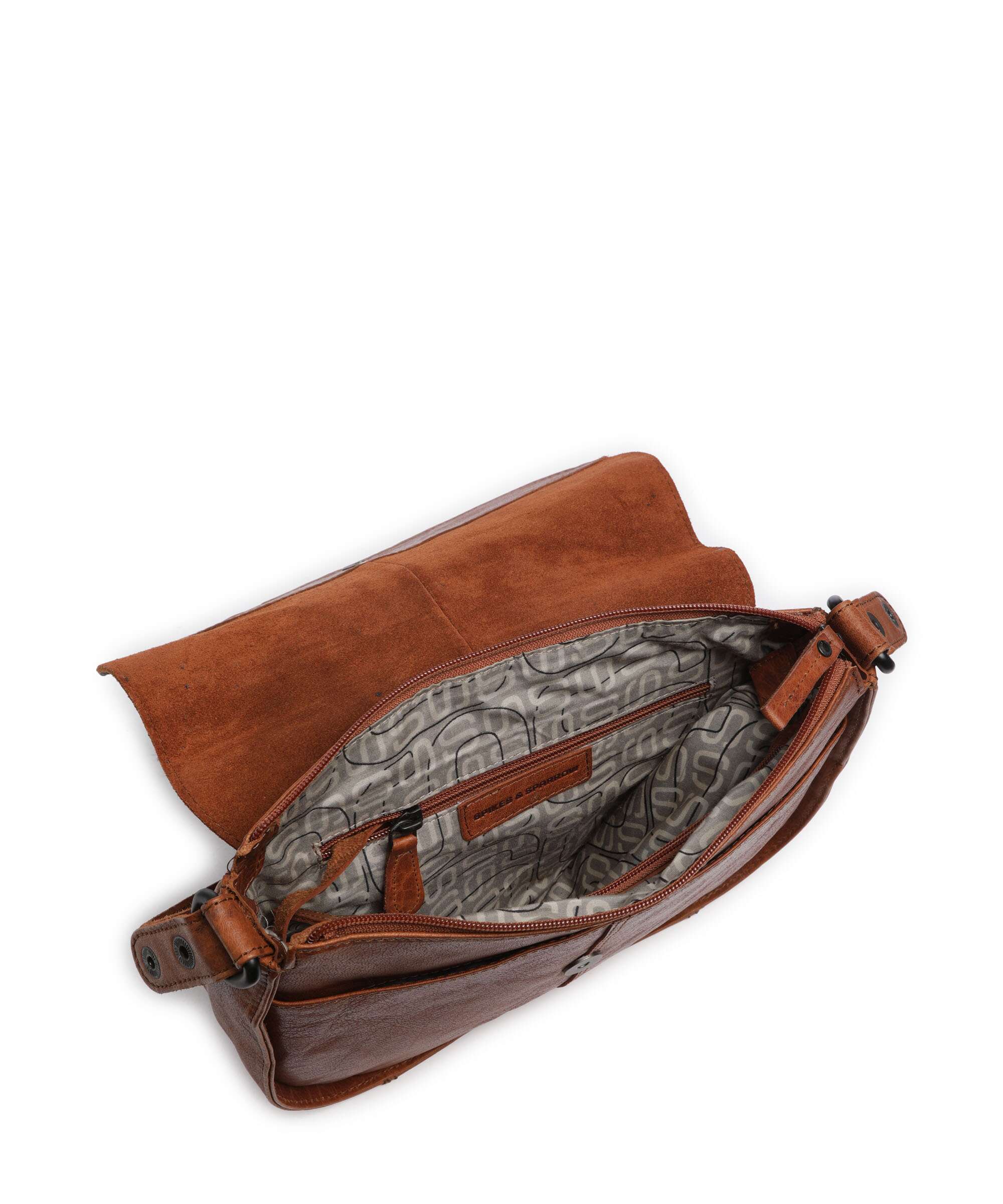 Spikes & Sparrow Bronco Yaris Shoulder bag brandy