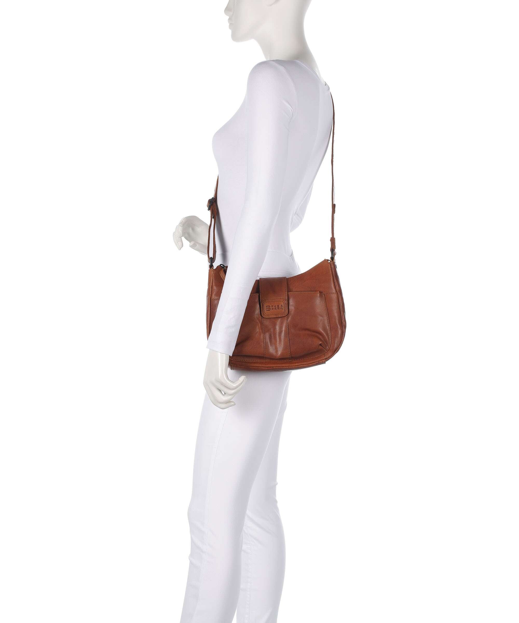 Spikes & Sparrow Bronco Carlia Crossbody bag brandy