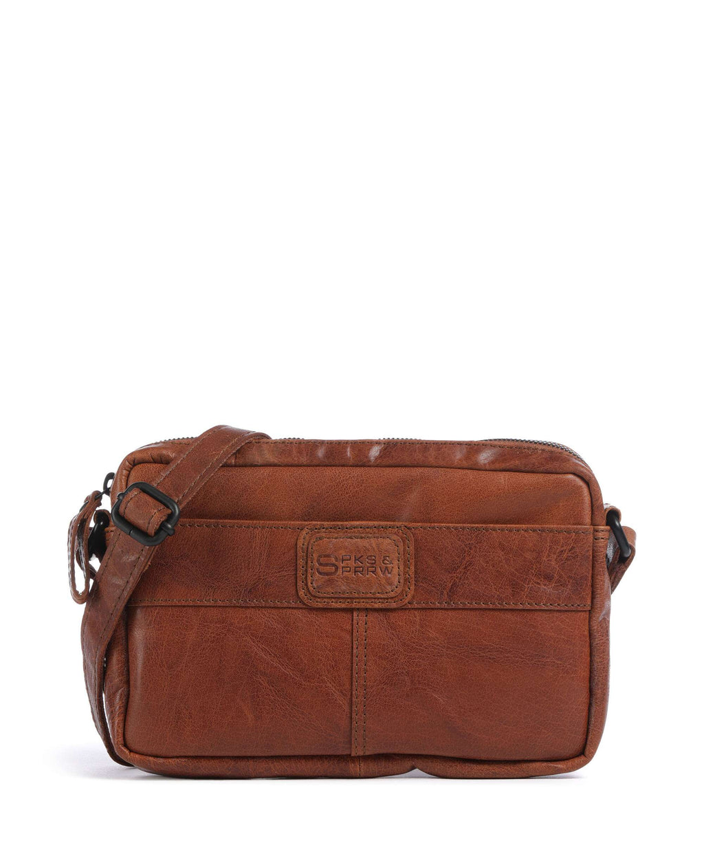 Spikes & Sparrow Bronco Eva Crossbody bag brandy