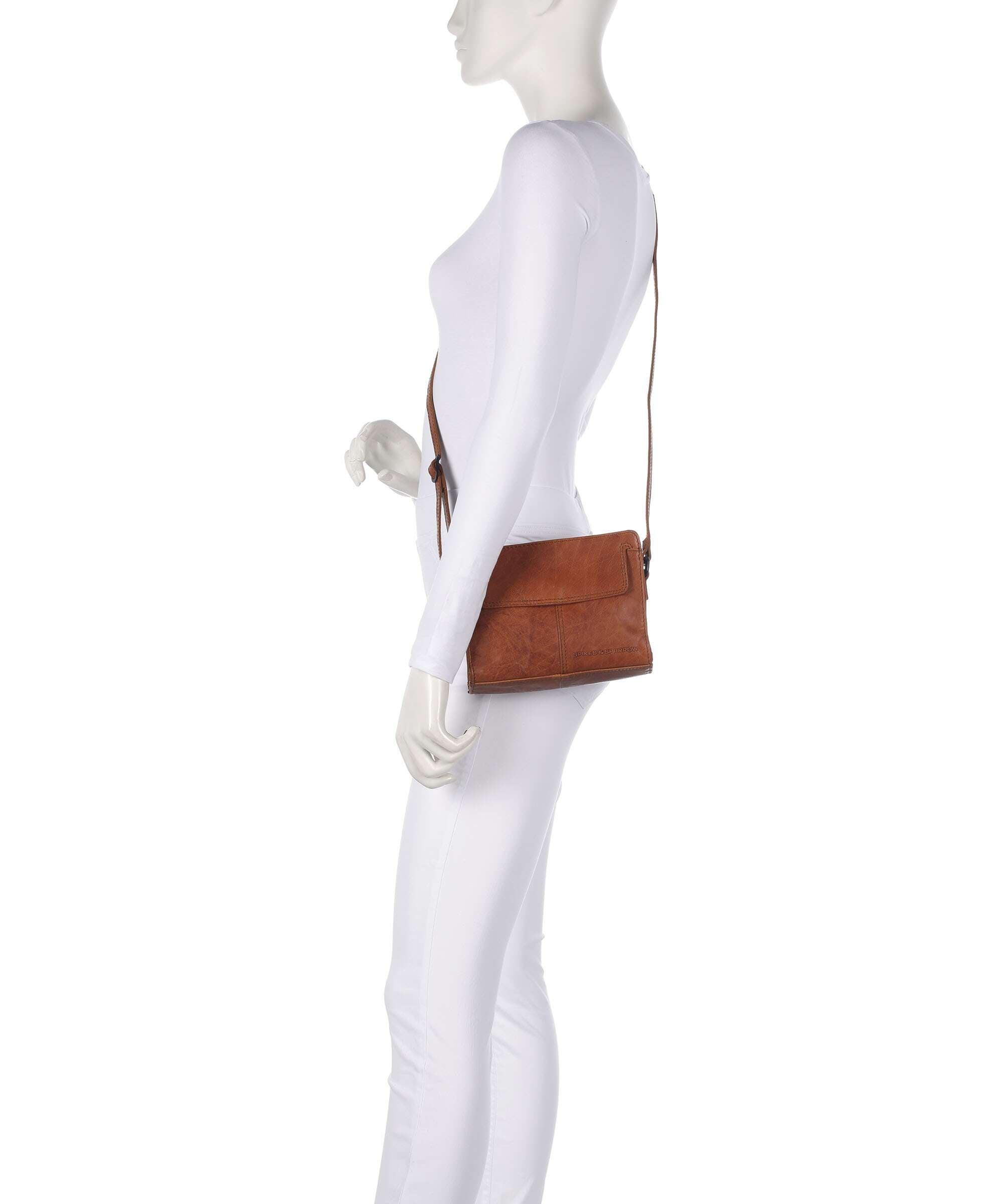 Spikes & Sparrow Bronco Leyla Crossbody bag brandy