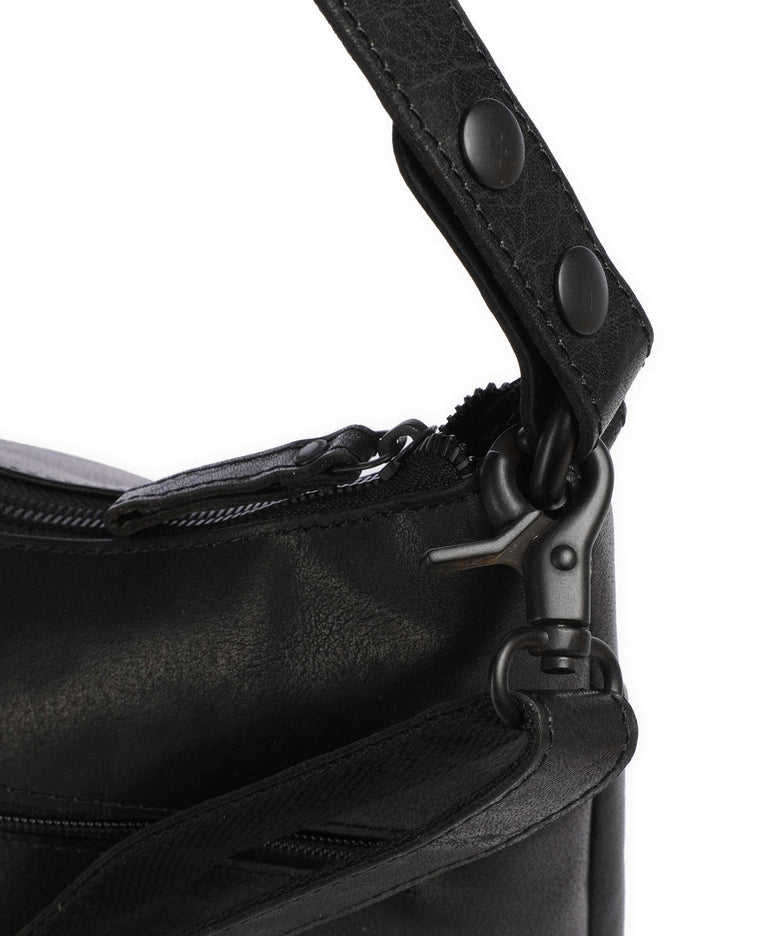 Spikes & Sparrow Bronco Sherrill Hobo bag schwarz
