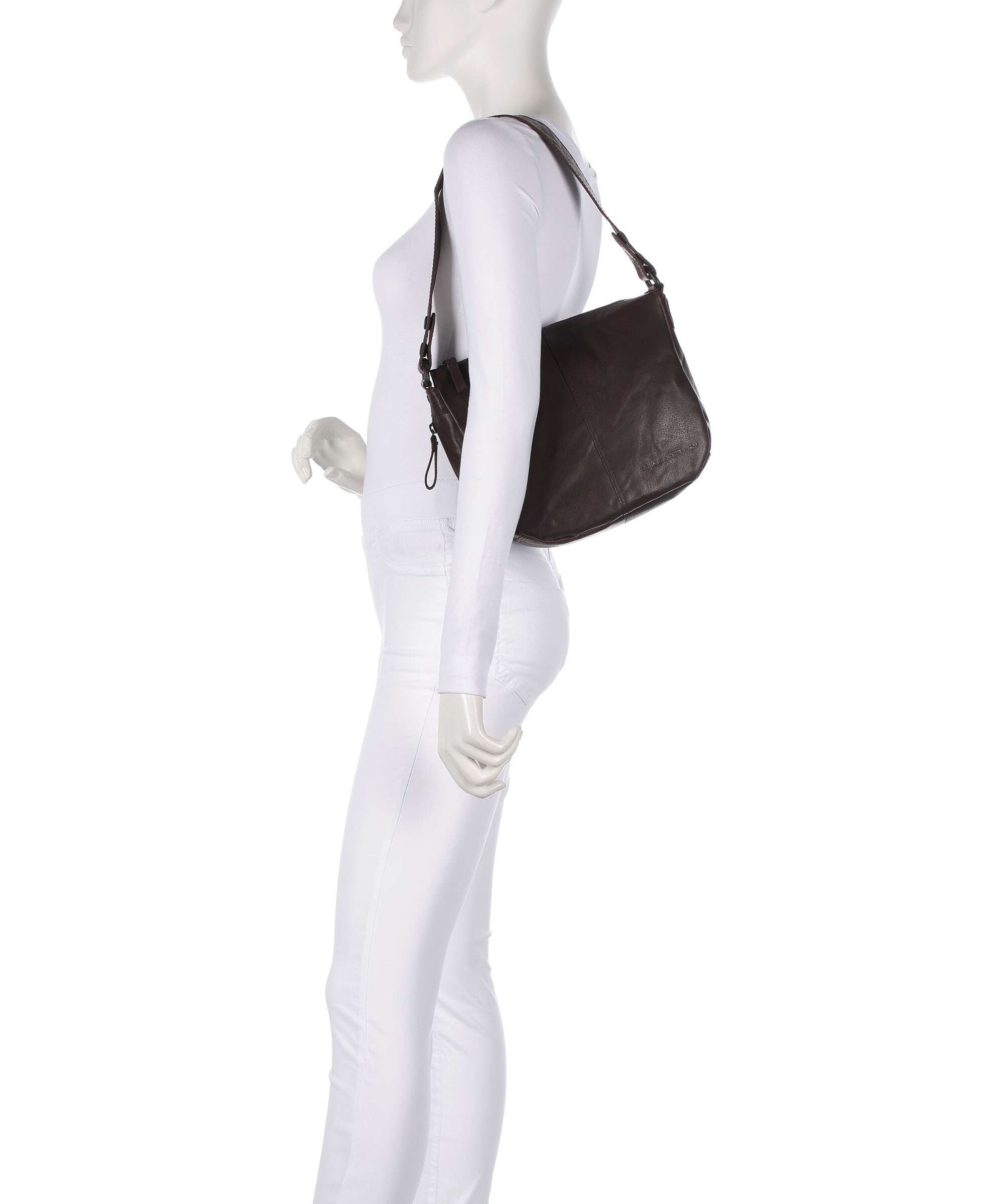 Spikes & Sparrow Bronco Carmen Shoulder bag dunkelbraun