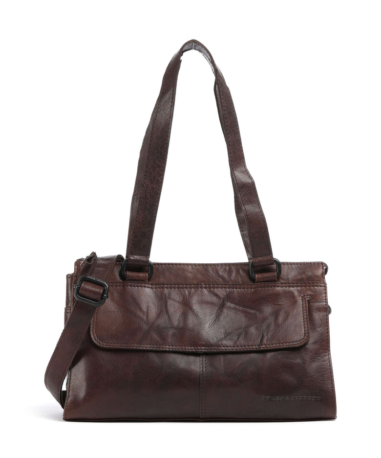 Spikes & Sparrow Bronco Amity Shoulder bag dunkelbraun