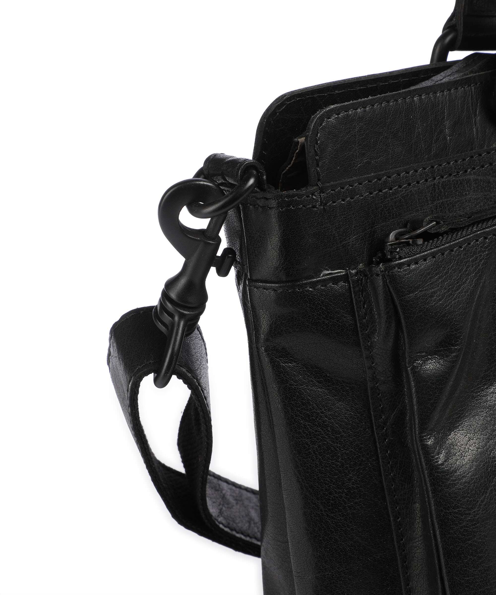Spikes & Sparrow Bronco Bennie Briefcase schwarz