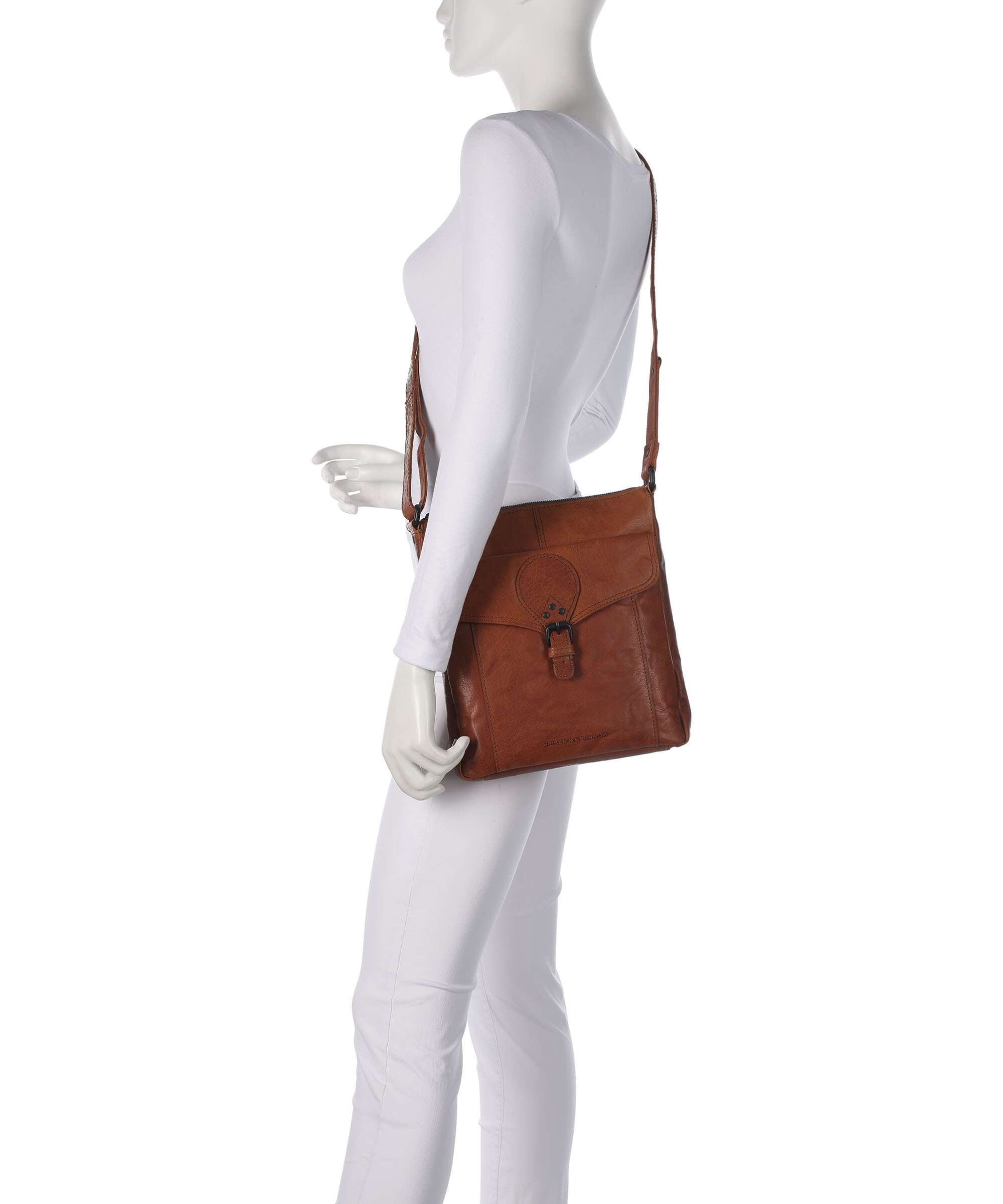 Spikes & Sparrow Bronco Millie Crossbody bag brandy