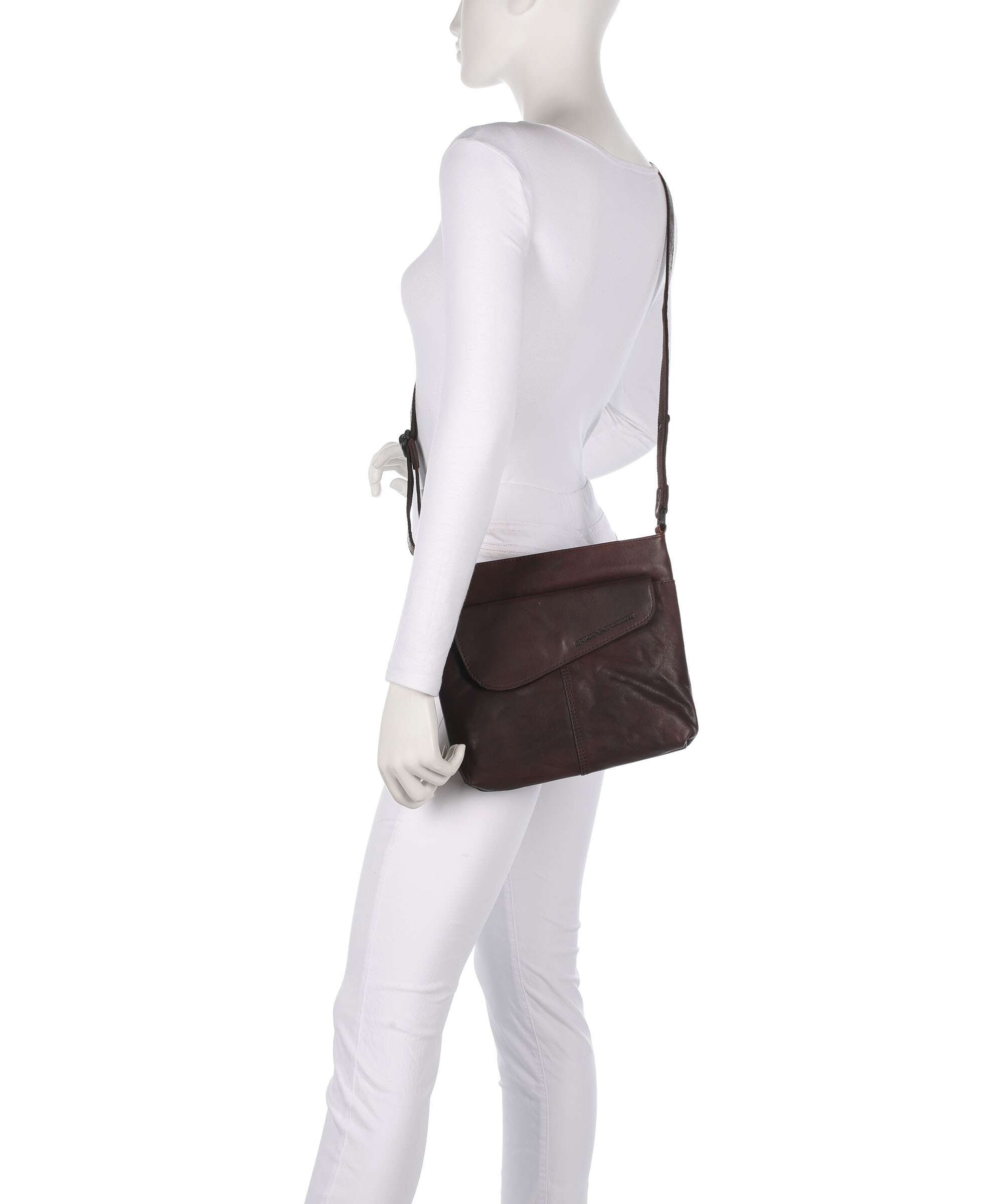 Spikes & Sparrow Bronco Madoline Crossbody bag dark brown