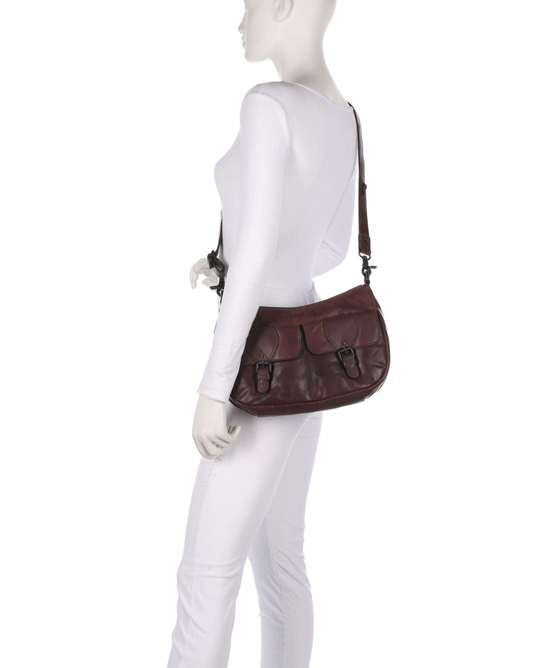 Spikes & Sparrow Bronco Ceileigh Shoulder bag dark brown
