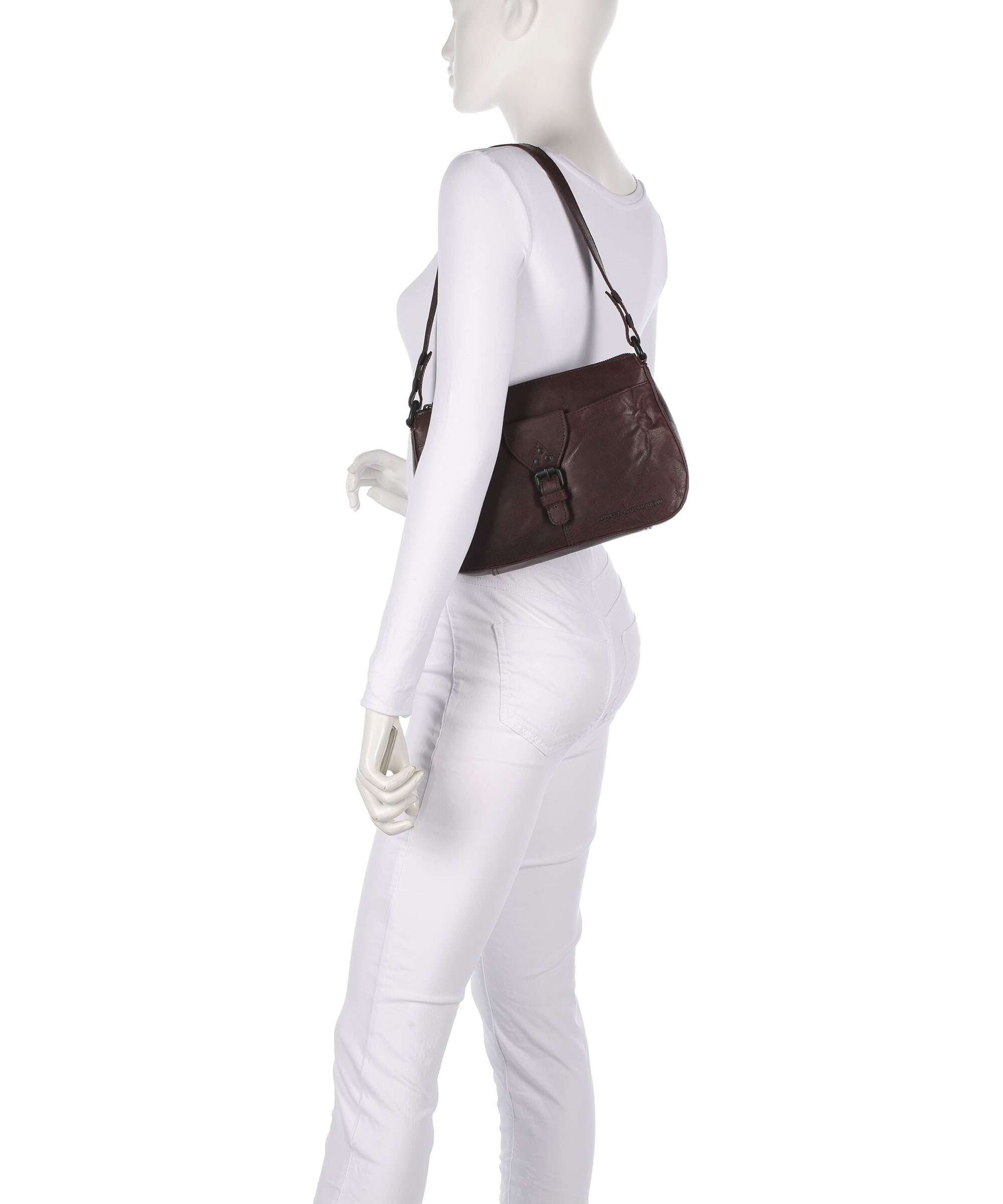 Spikes & Sparrow Bronco Ebonee Shoulder bag dark brown