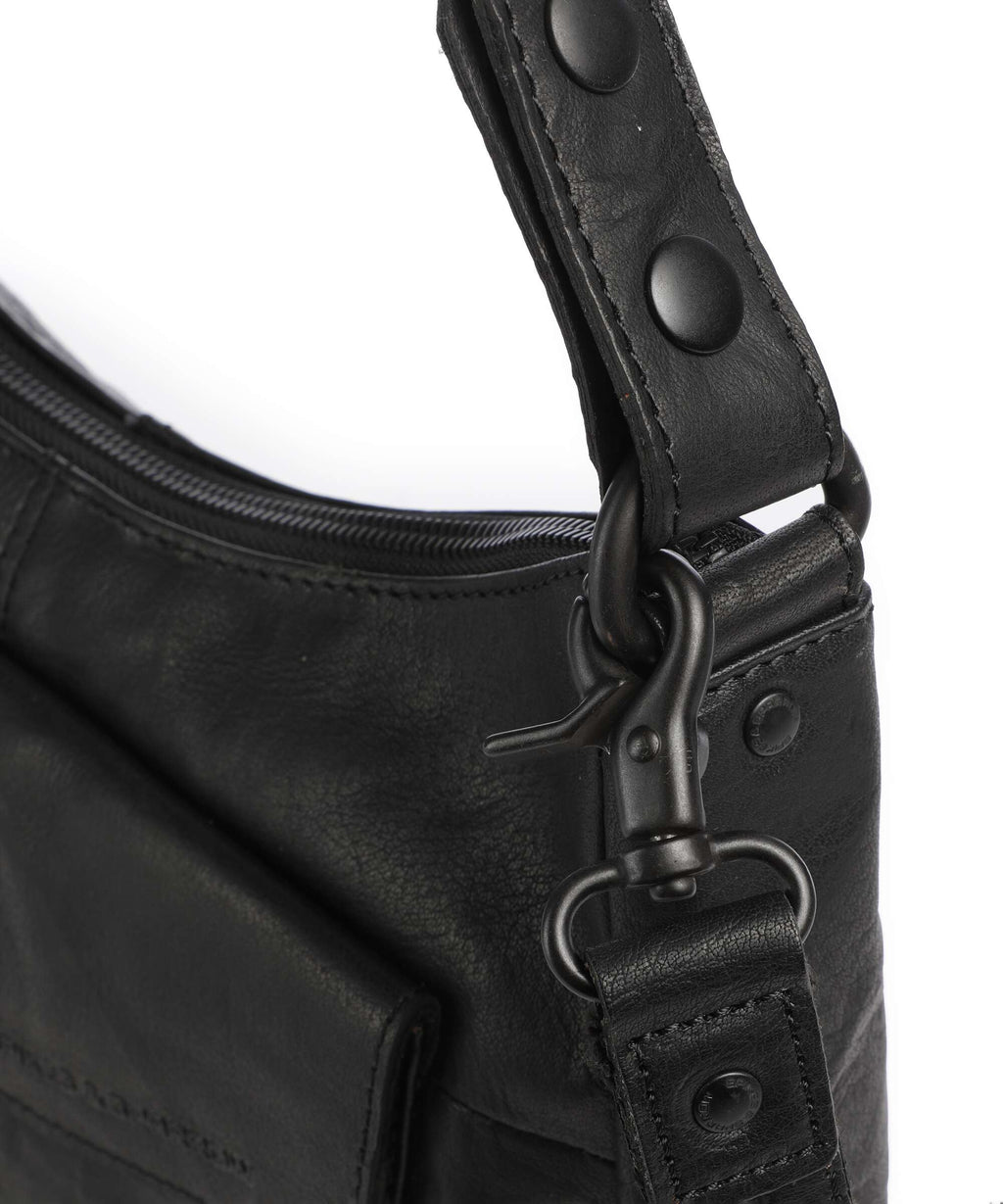 Spikes & Sparrow Bronco Ida Hobo bag black
