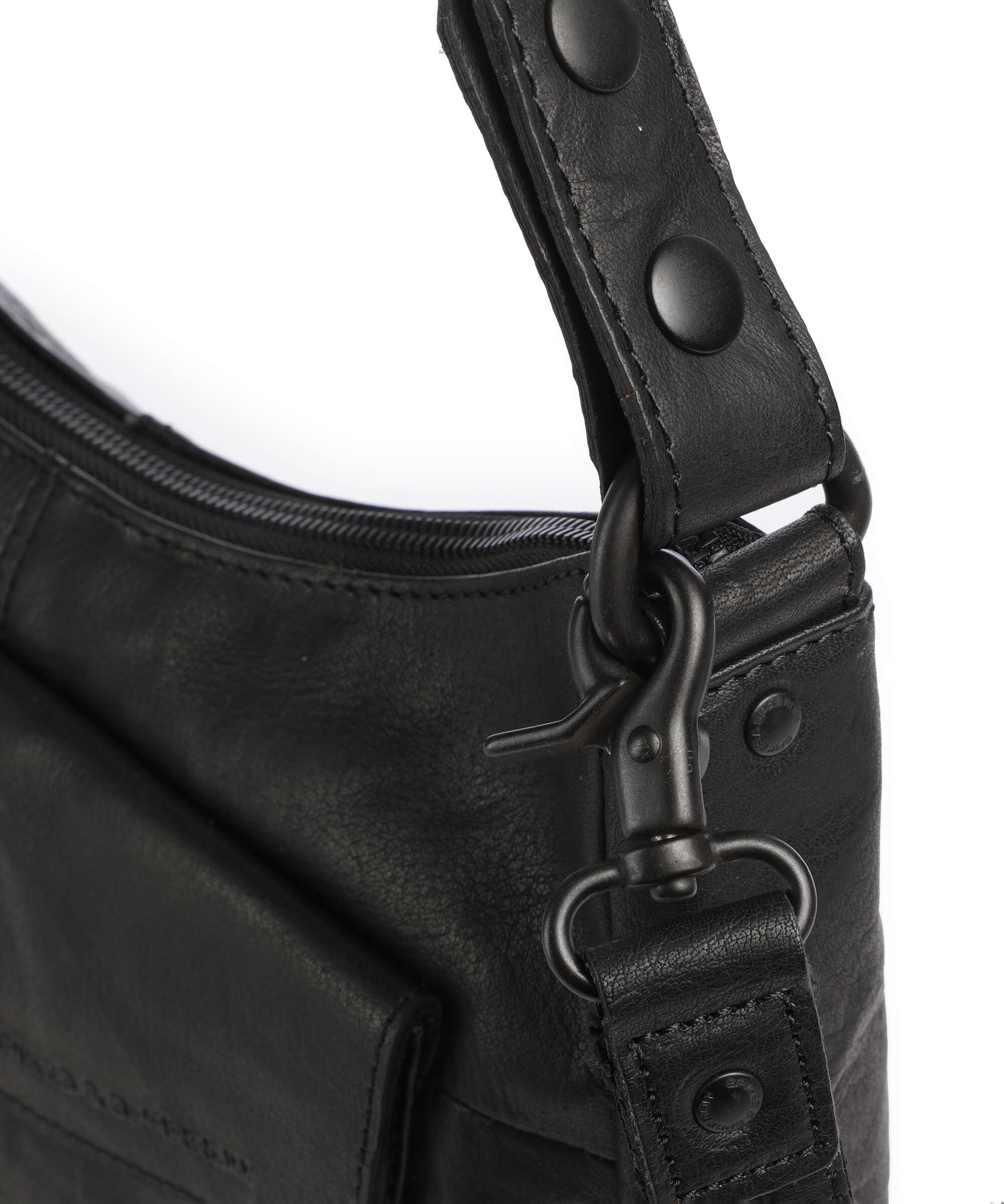 Spikes & Sparrow Bronco Ida Hobo bag black