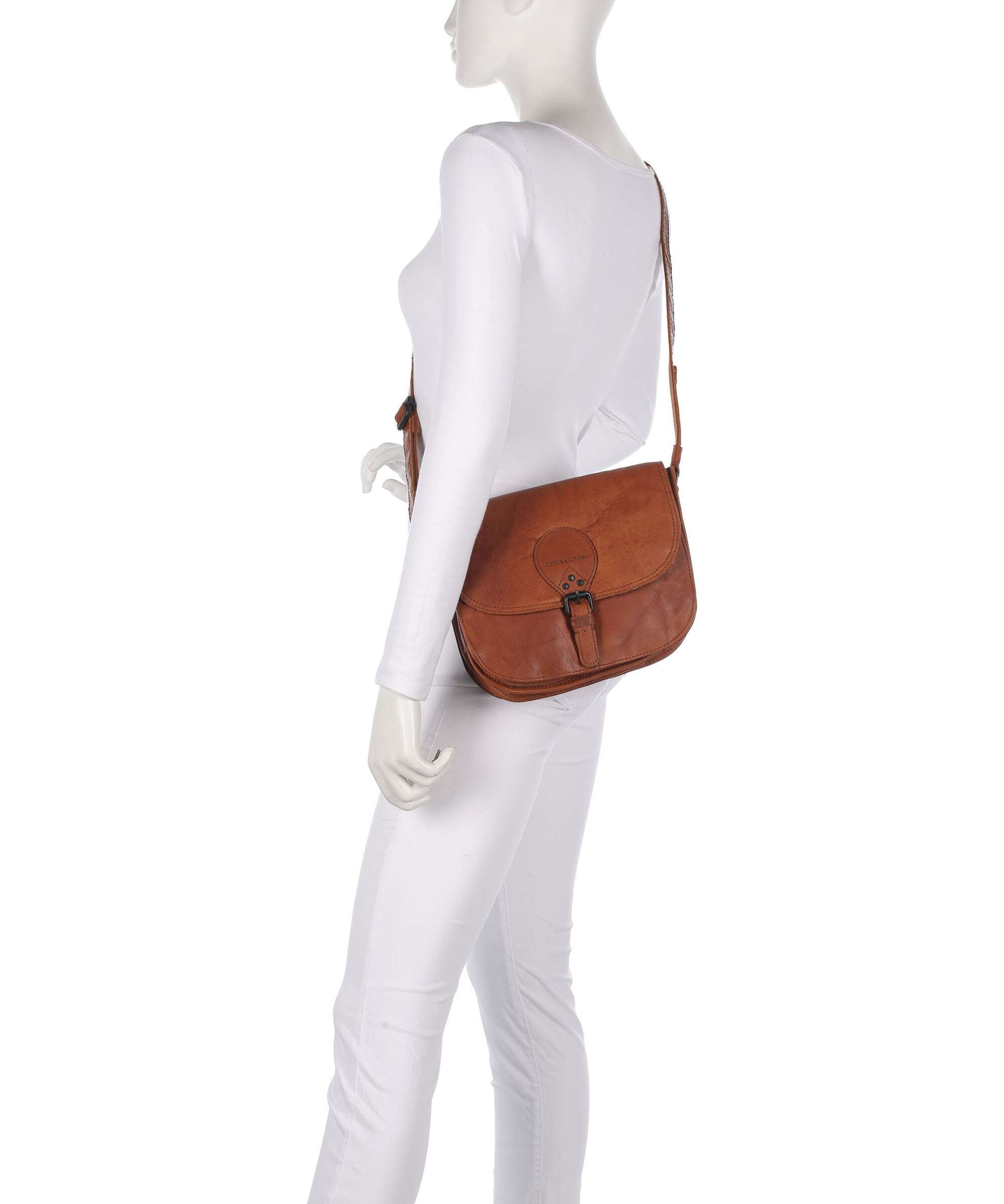 Spikes & Sparrow Bronco Lisbet Crossbody bag brandy