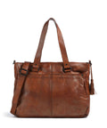 Spikes & Sparrow Apache Chrissey Briefcase brandy