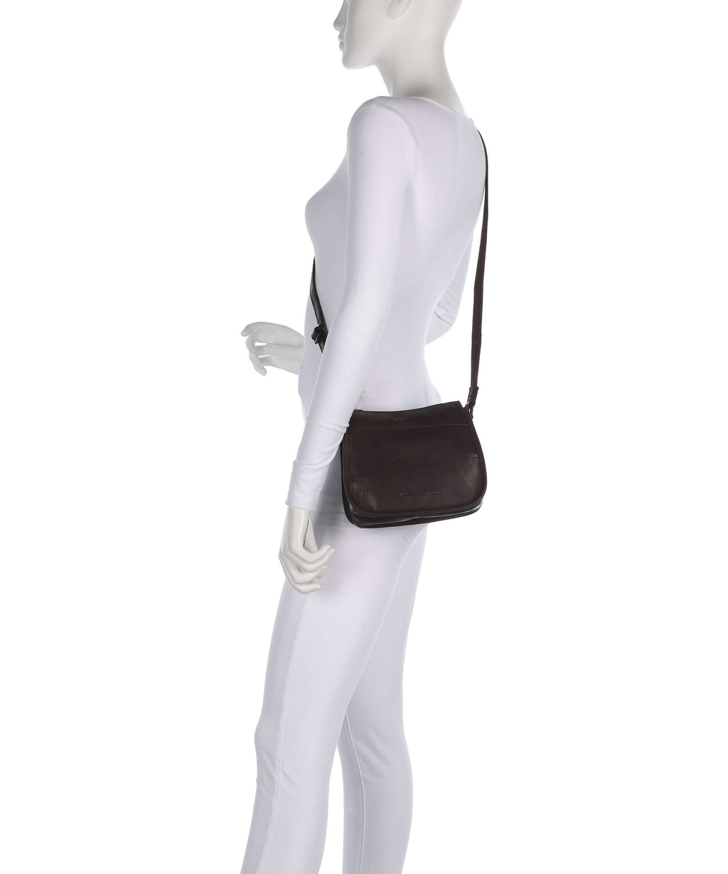 Spikes & Sparrow Bronco Joy Crossbody bag dark brown