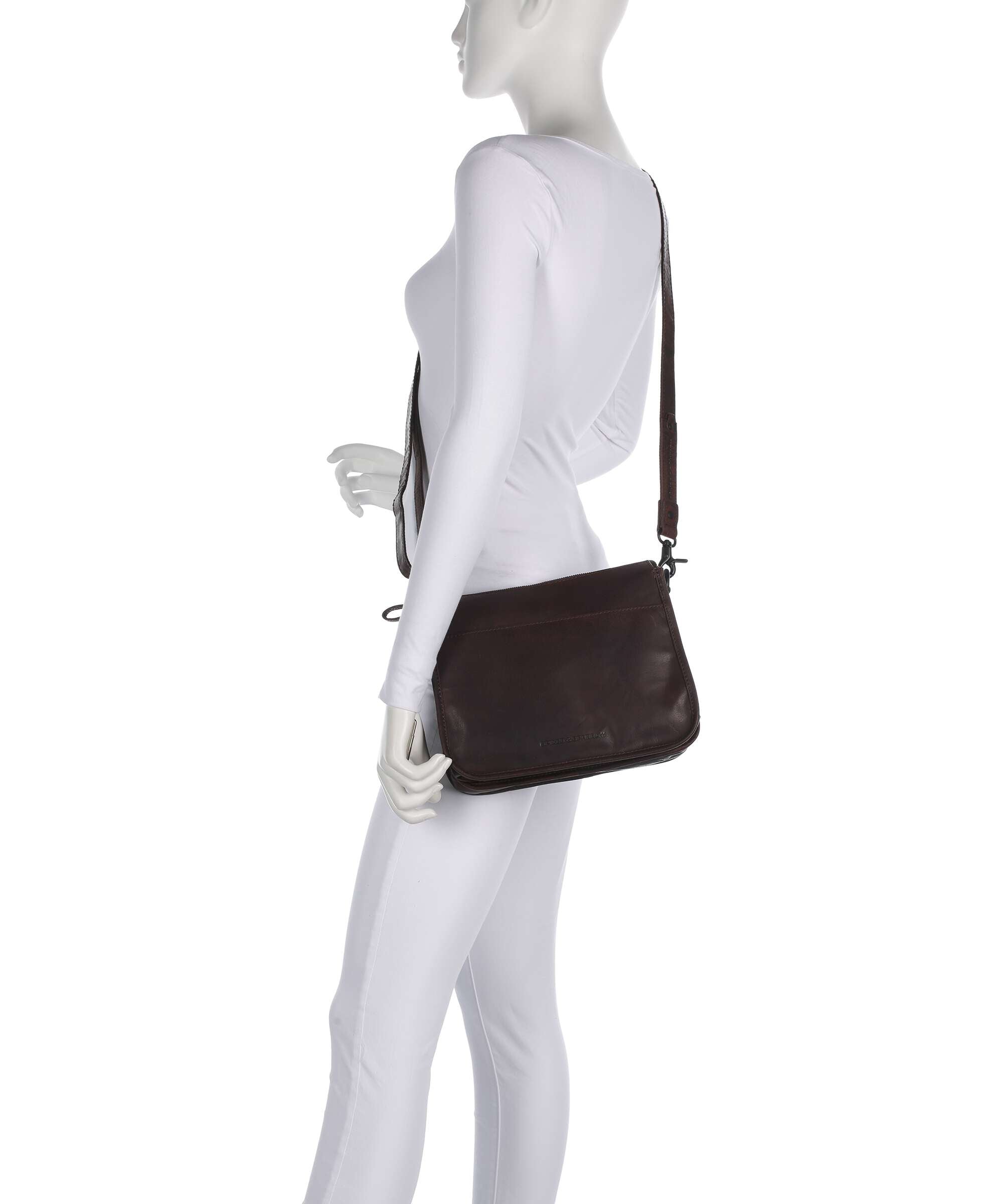 Spikes & Sparrow Bronco Chanice Shoulder bag dark brown
