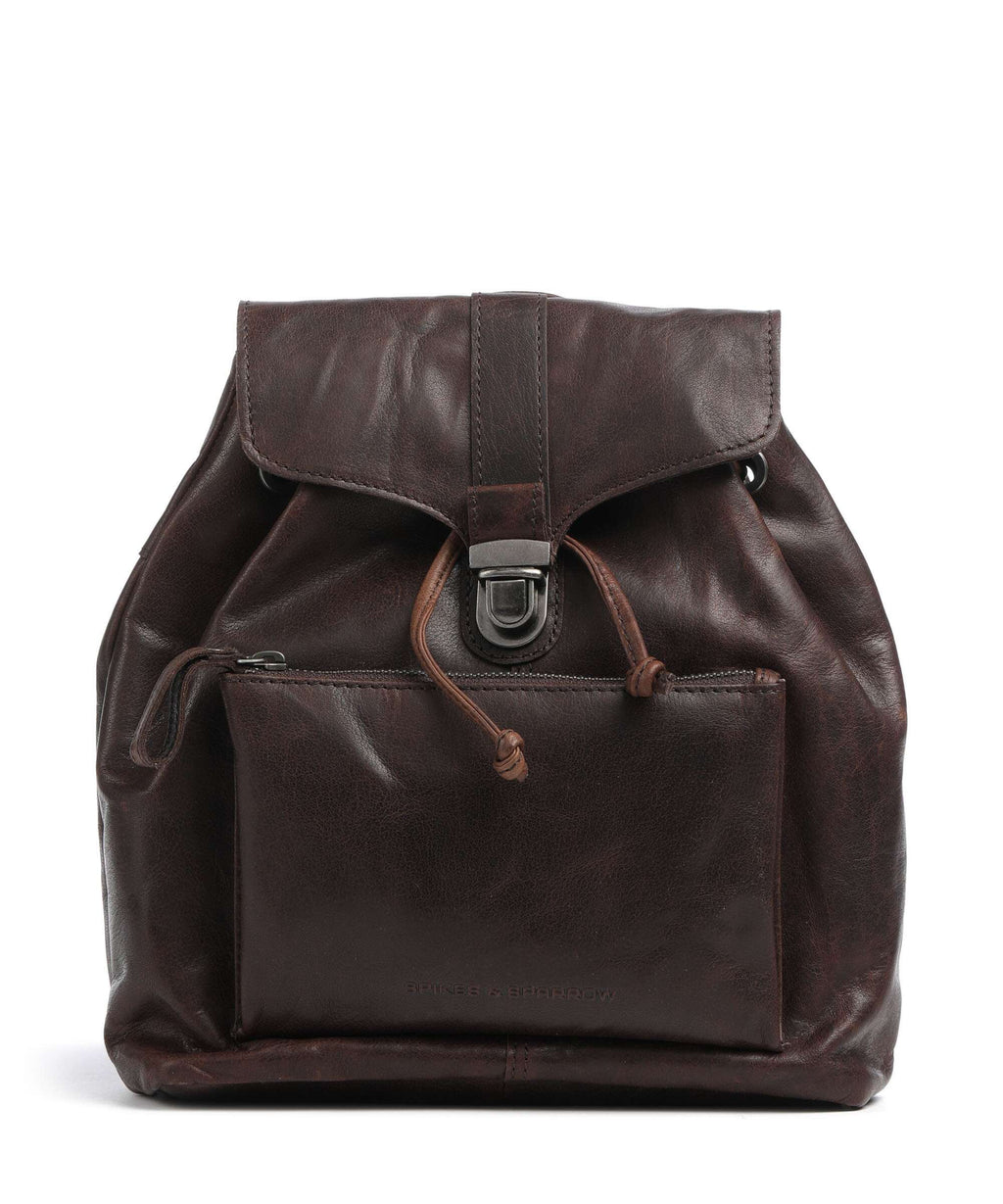 Spikes & Sparrow Bronco Tamara Backpack dark brown