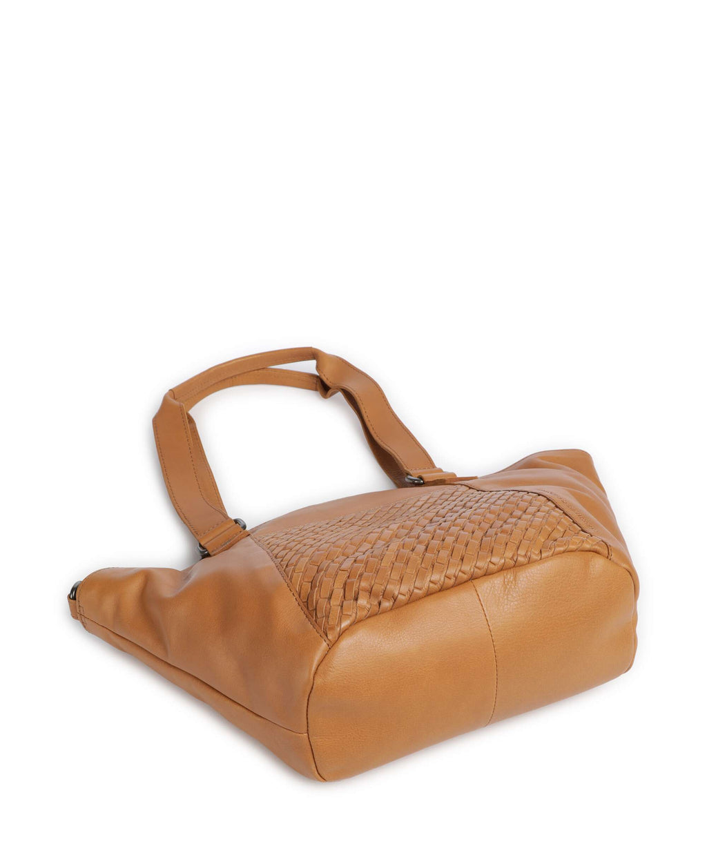 Spikes & Sparrow Woven Patty Tote bag tan