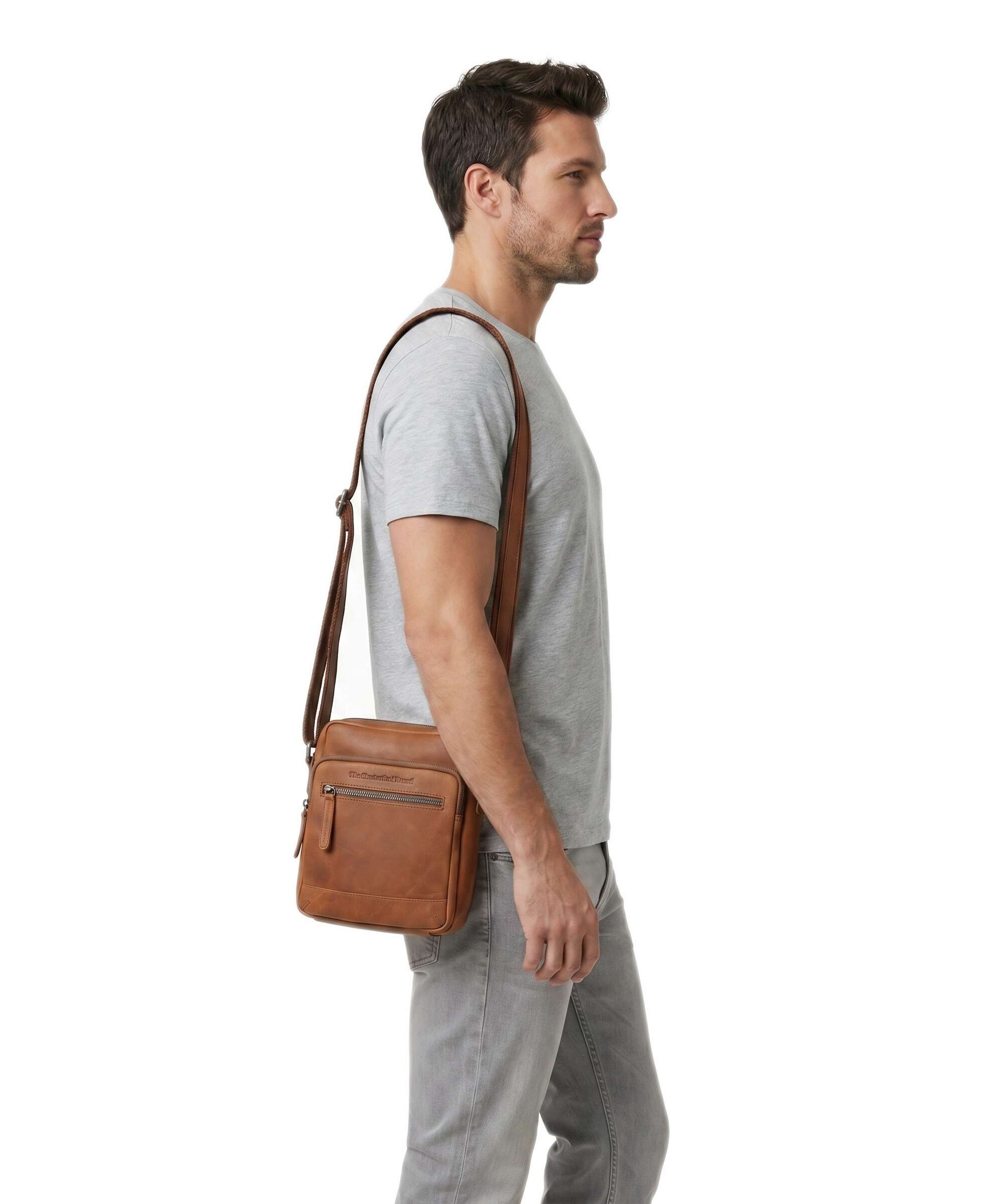 The Chesterfield Brand Birmingham Crossbody bag cognac