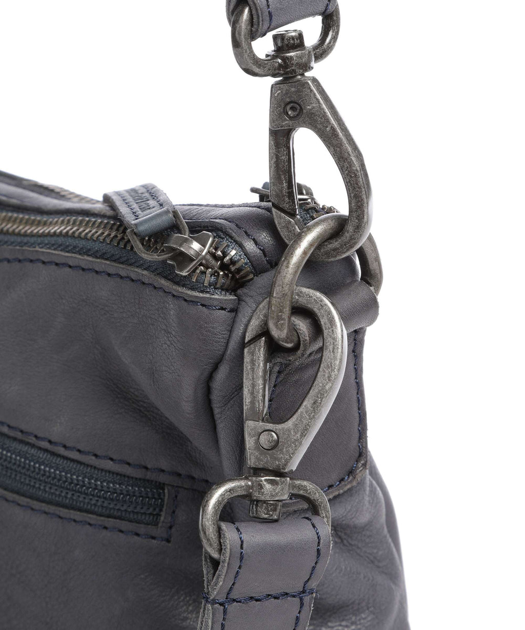 The Chesterfield Brand Washed Waxed Cow Caroline Crossbody bag blue