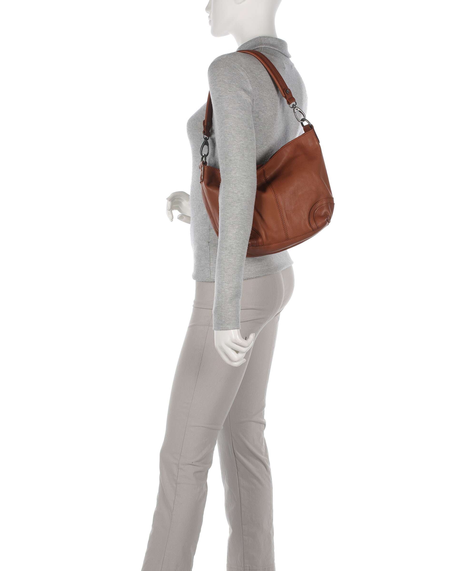 The Chesterfield Brand Washed Waxed Cow Lucy Shoulder bag cognac