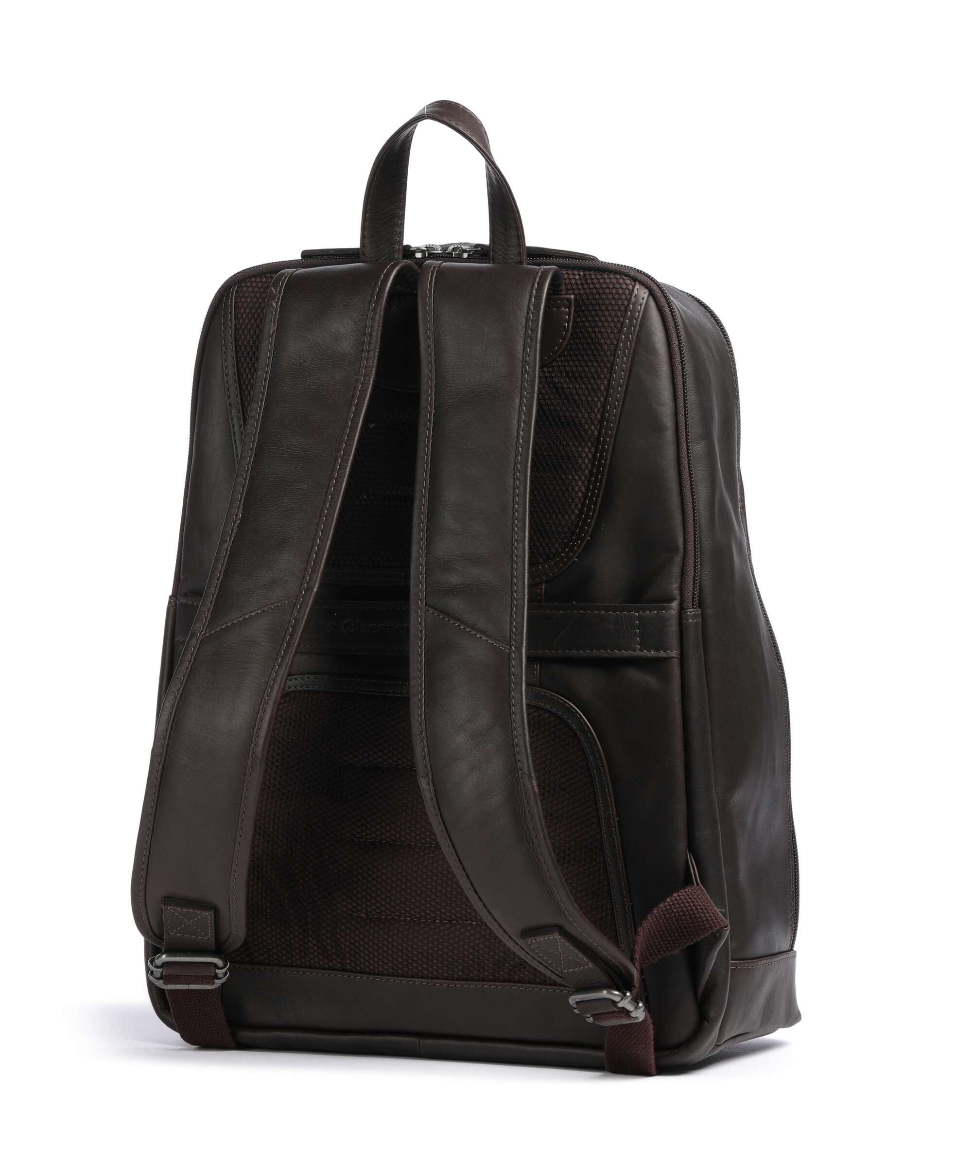 The Chesterfield Brand Cow Wax Pull Up Detroit Backpack brown