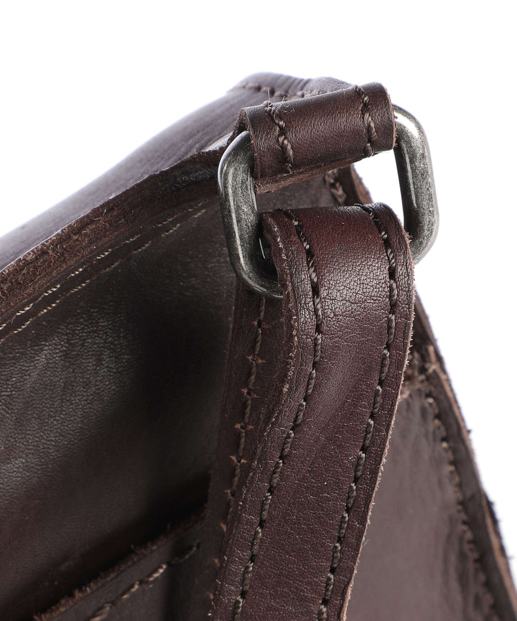 The Chesterfield Brand Cow Wax Pull Up Nebra Phone bag brown