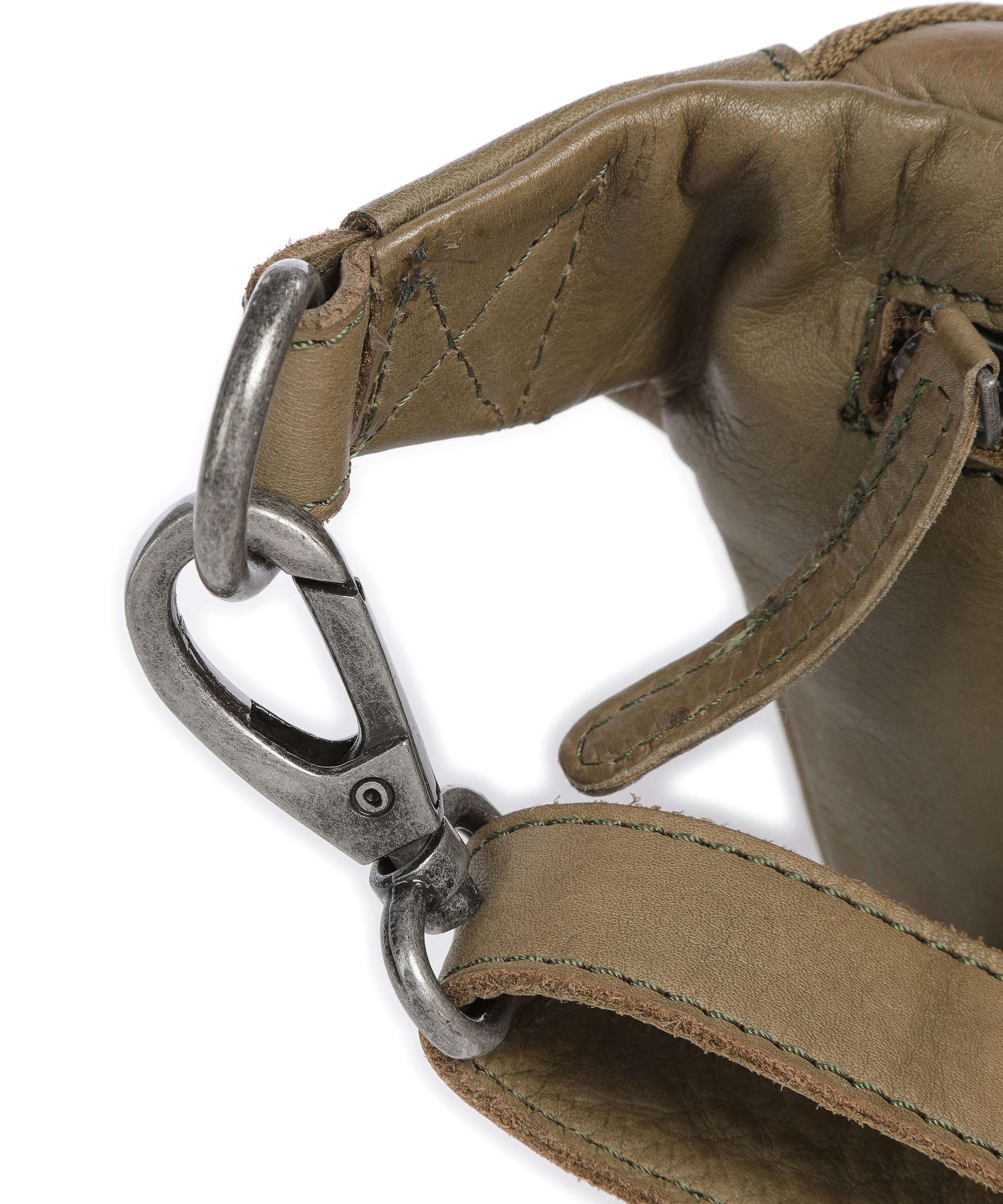 The Chesterfield Brand Washed Waxed Cow Severo Belt bag olive green