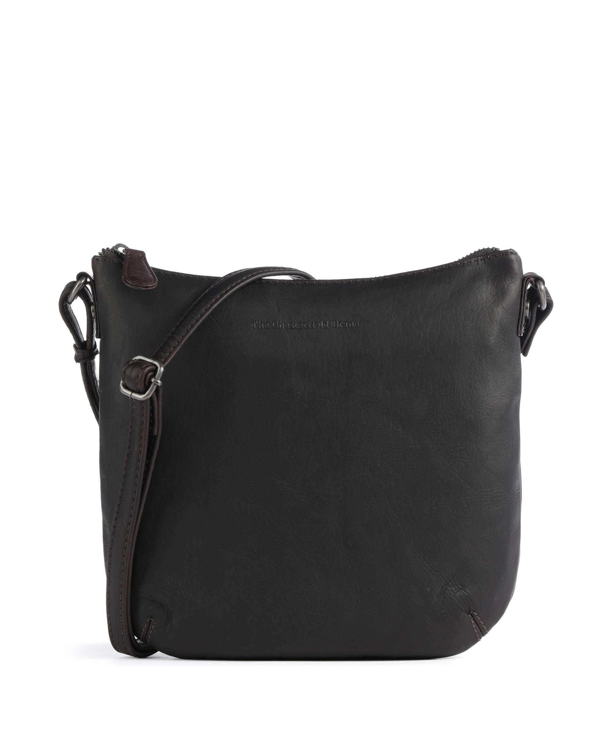 The Chesterfield Brand Cow Wax Pull Up Redding Crossbody bag brown