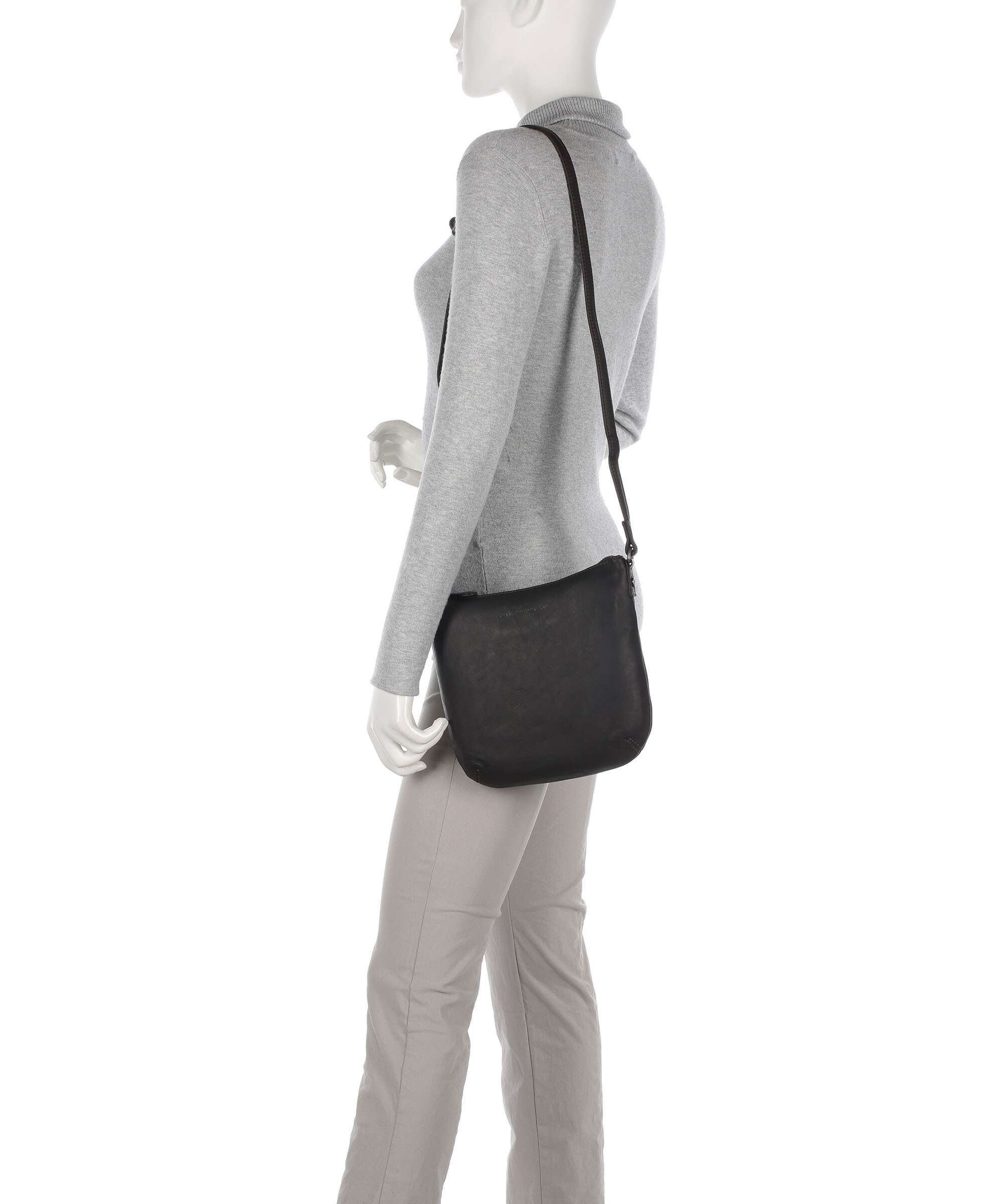 The Chesterfield Brand Cow Wax Pull Up Redding Crossbody bag brown