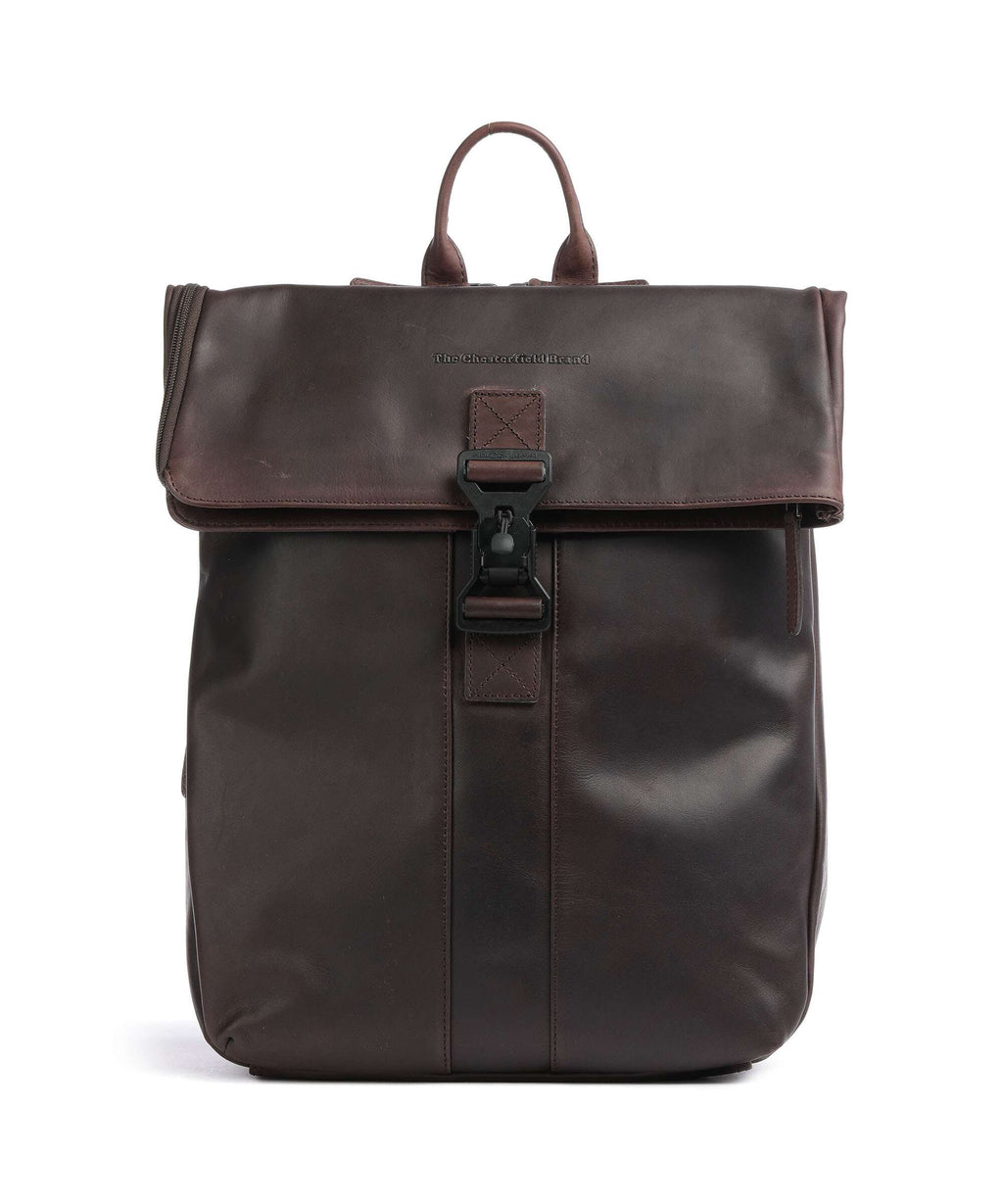 The Chesterfield Brand Wax Pull Up Cow Savona Backpack brown