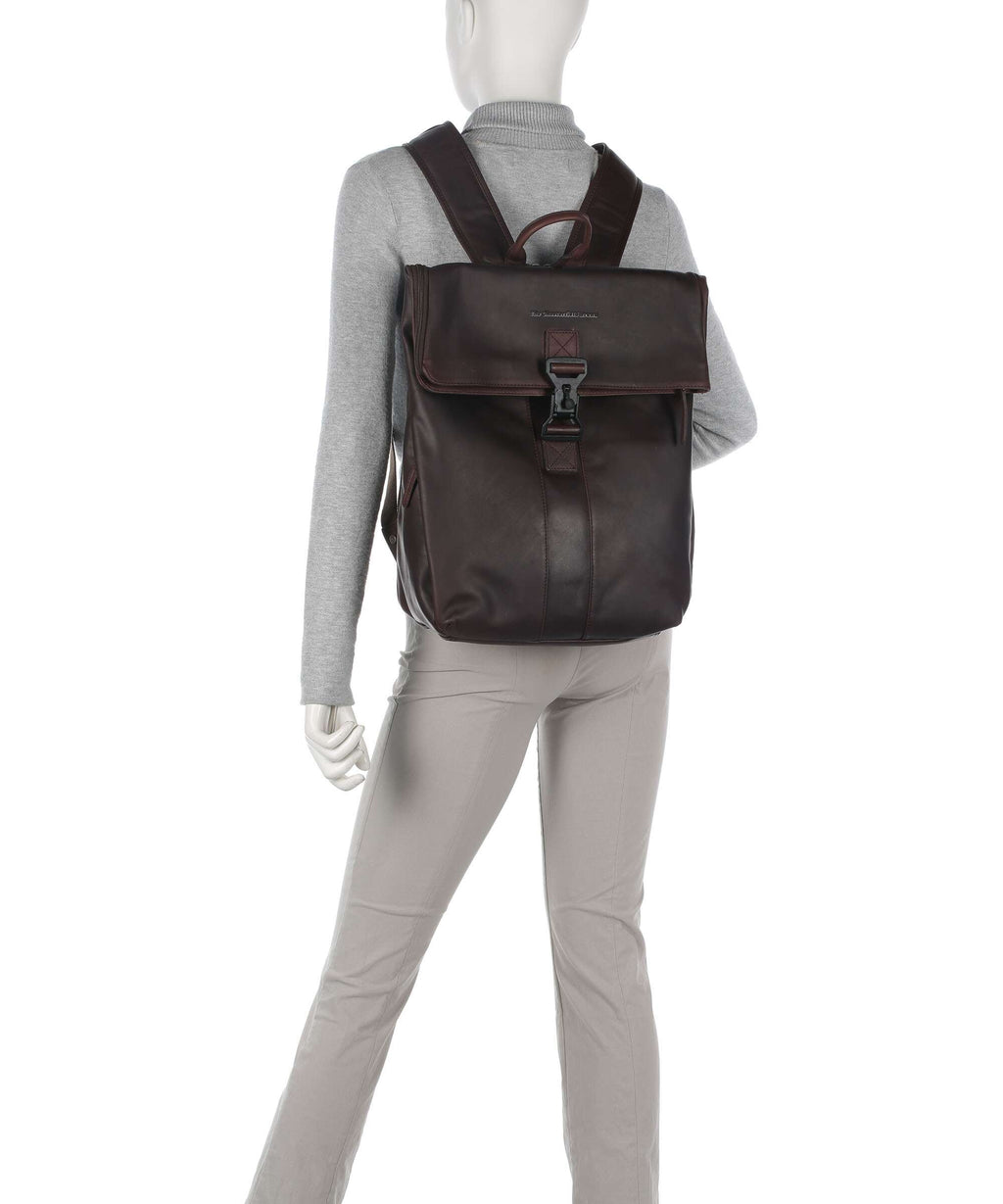 The Chesterfield Brand Wax Pull Up Cow Savona Backpack brown