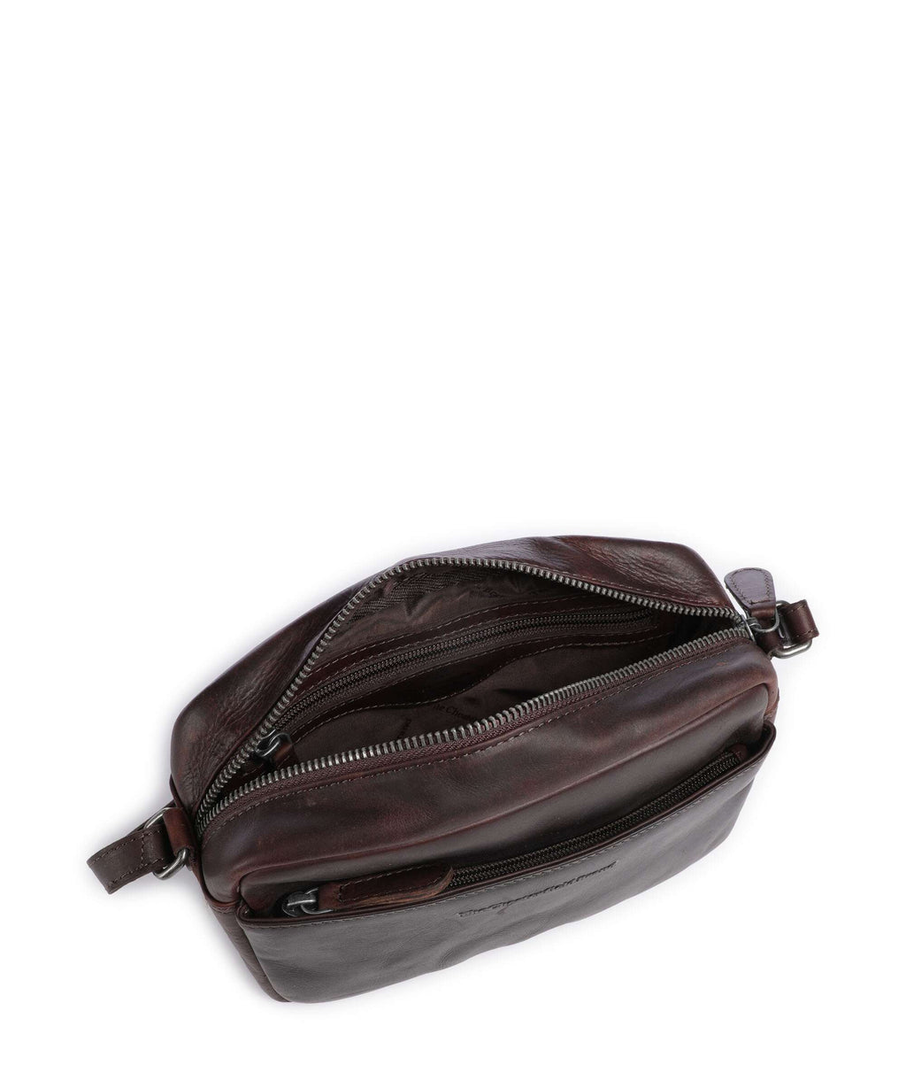 The Chesterfield Brand Wax Pull Up Cow Arona Crossbody bag brown
