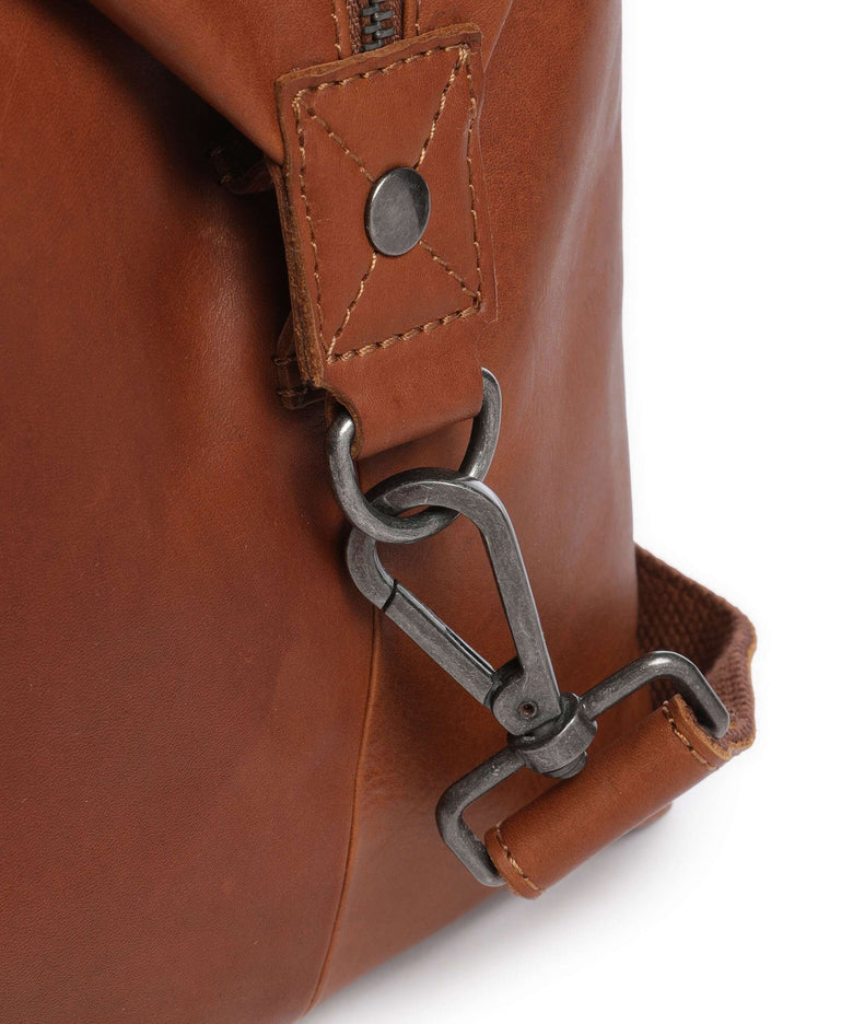 The Chesterfield Brand Cow Wax Pull Up Conor Weekend bag cognac