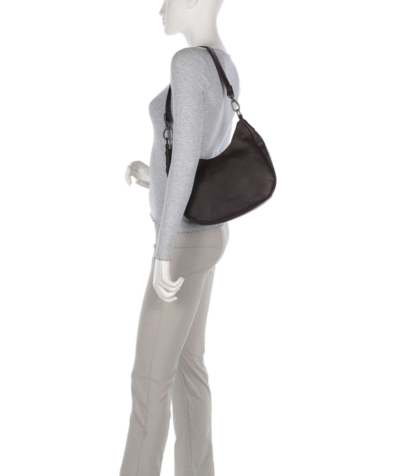 The Chesterfield Brand Cow Wax Pull Up Alexandria Shoulder bag brown