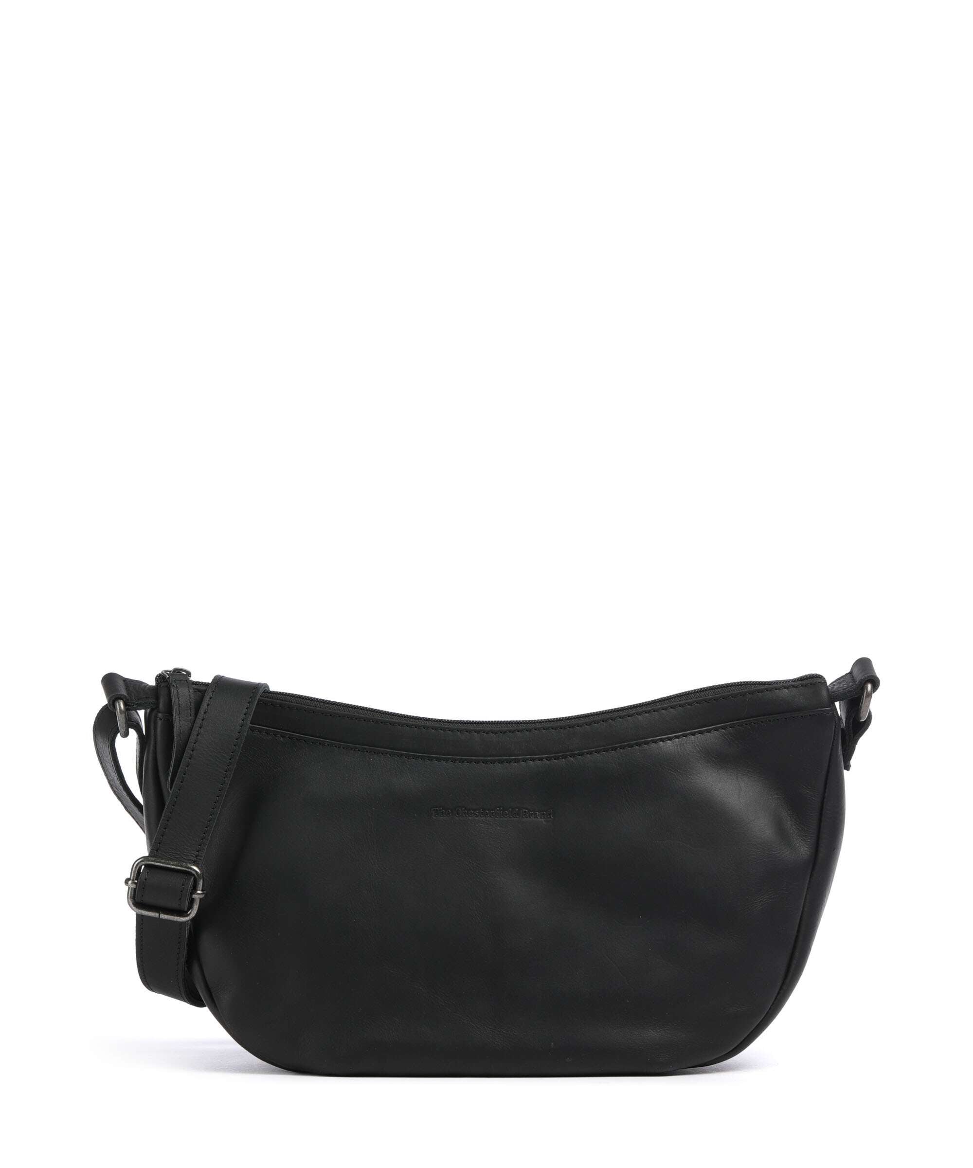 The Chesterfield Brand Wax Pull Up Cow Piemonte Crossbody bag black