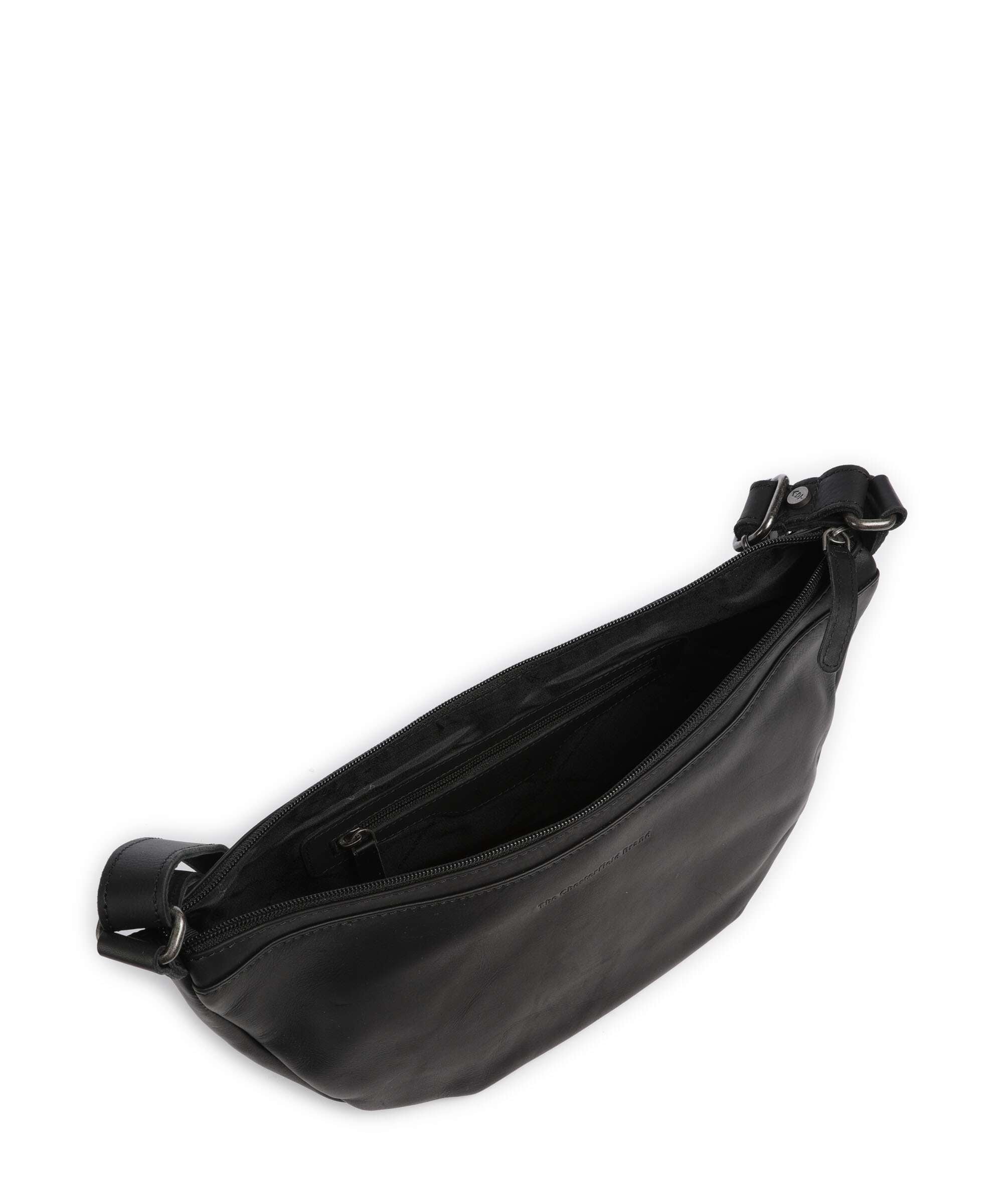 The Chesterfield Brand Wax Pull Up Cow Piemonte Crossbody bag black