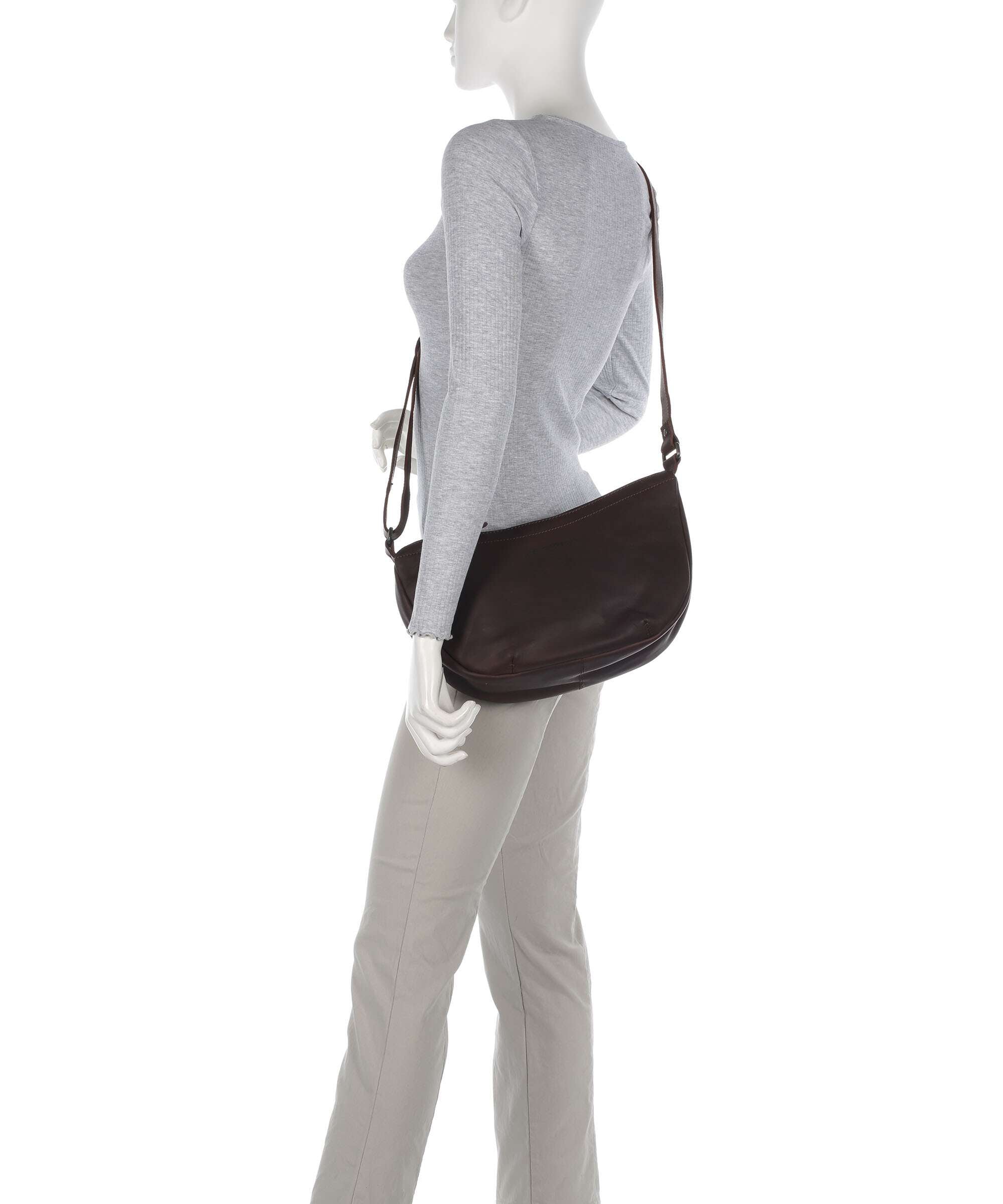 The Chesterfield Brand Wax Pull Up Cow Piemonte Crossbody bag brown