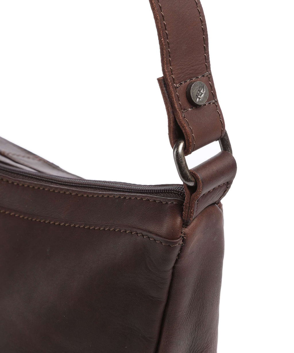The Chesterfield Brand Wax Pull Up Cow Piemonte Crossbody bag brown