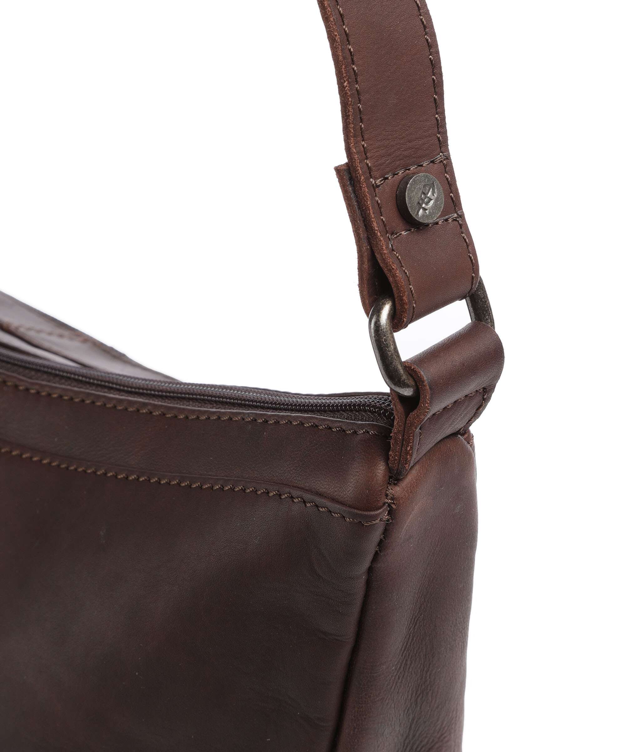 The Chesterfield Brand Wax Pull Up Cow Piemonte Crossbody bag brown