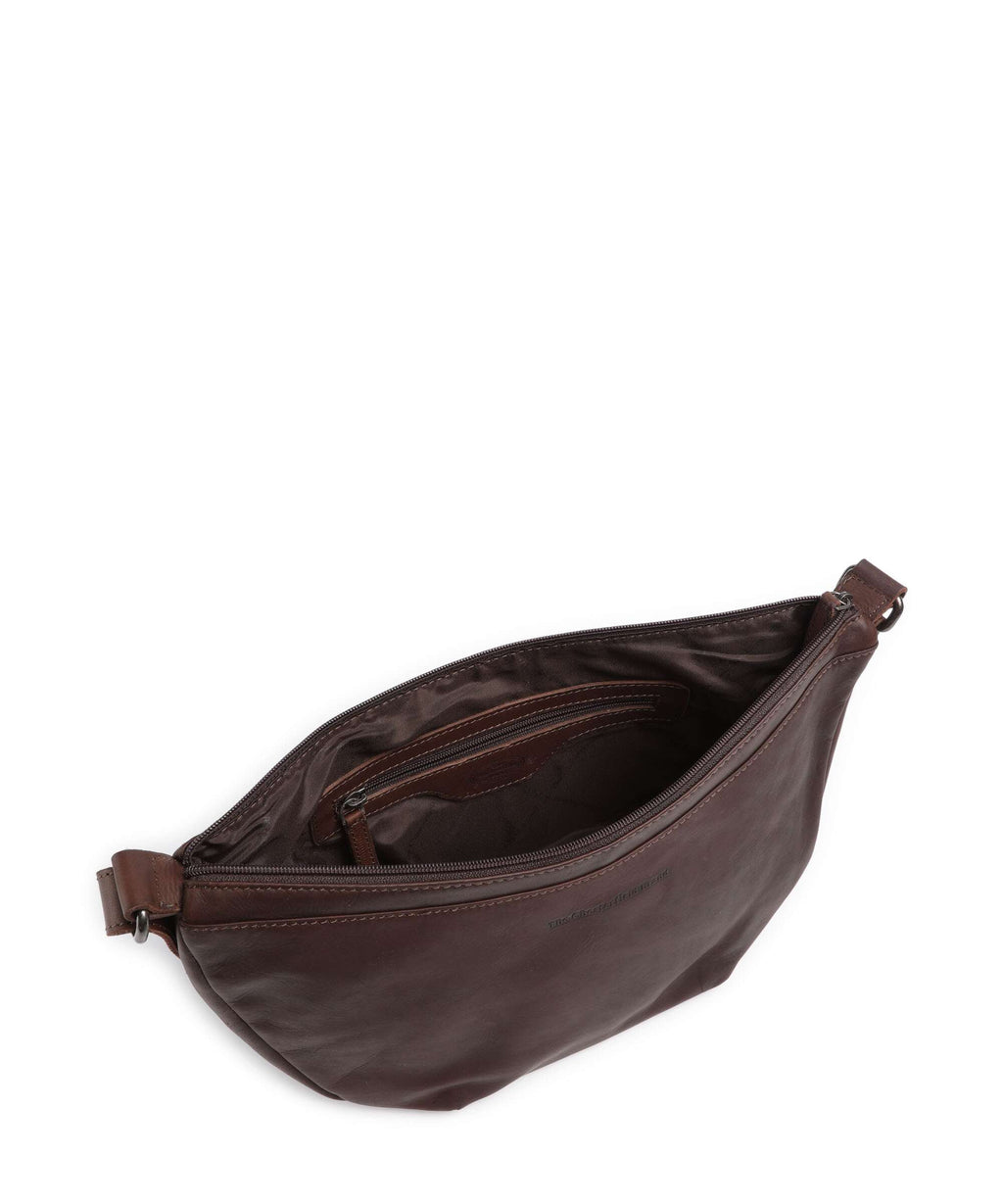 The Chesterfield Brand Wax Pull Up Cow Piemonte Crossbody bag brown