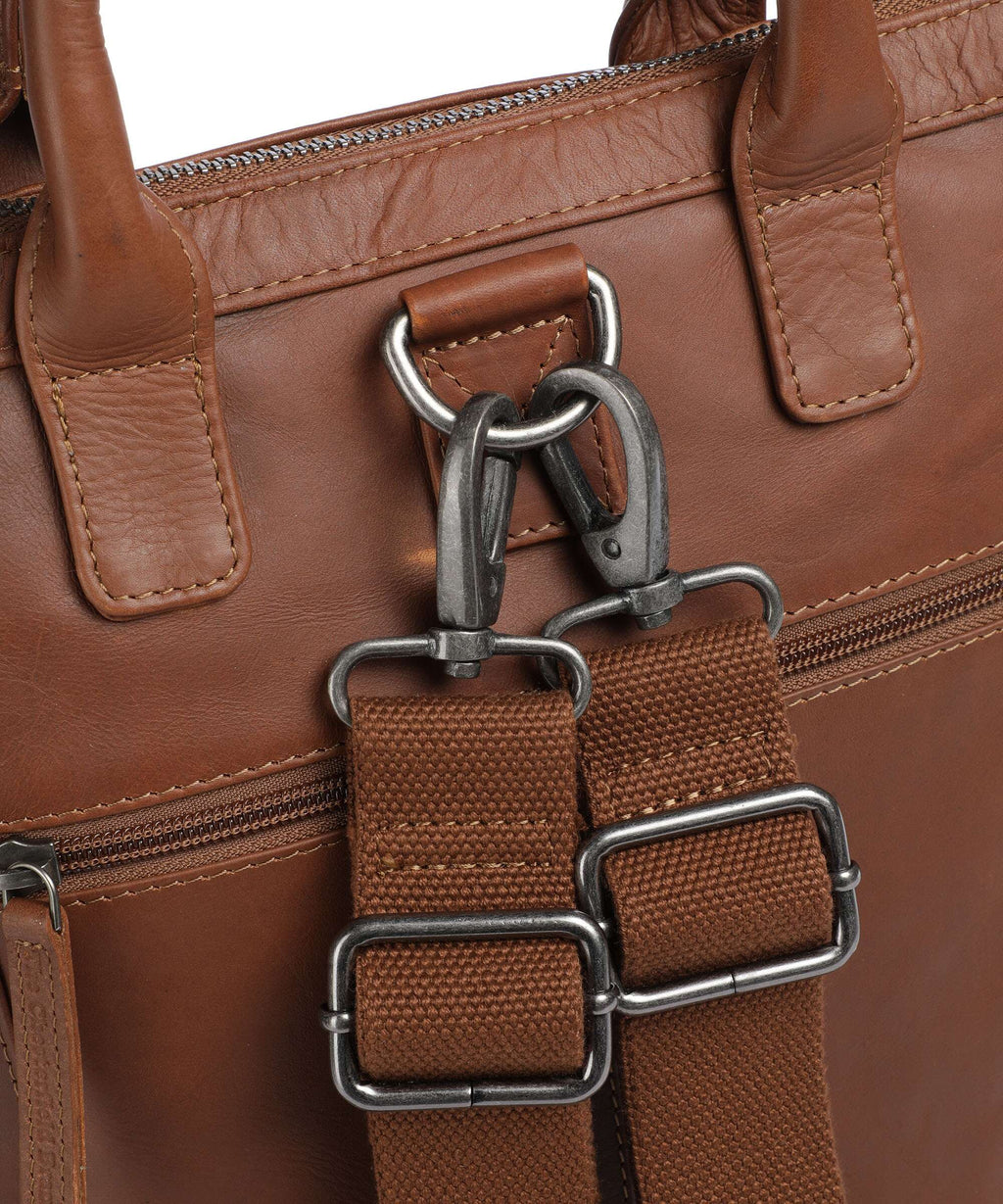 The Chesterfield Brand Wax Pull Up Cow Luisa Backpack bag cognac